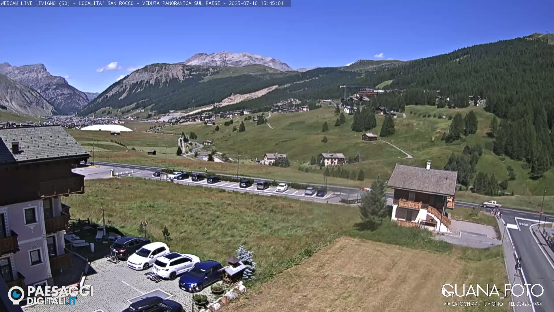 Livigno San Rocco Plateau Live Cam - Sondrio, Lombardy, Italy