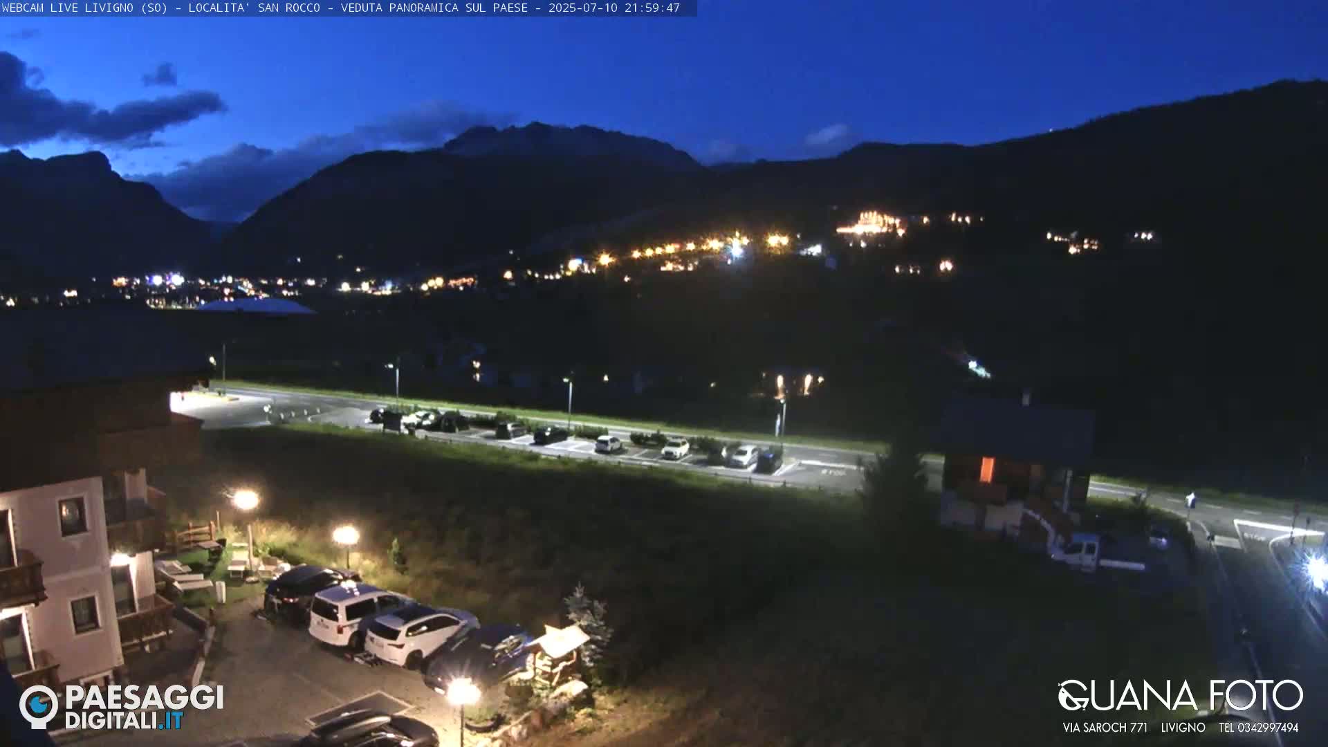 Livigno San Rocco Plateau Live Cam - Sondrio, Lombardy, Italy