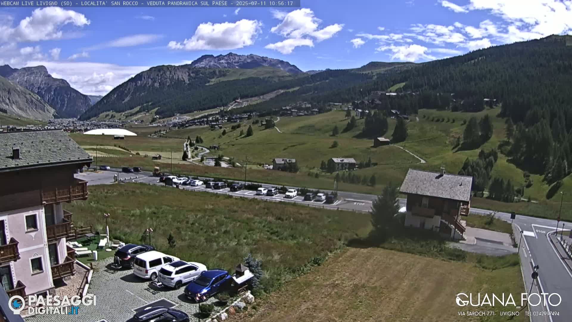 Livigno San Rocco Plateau Live Cam - Sondrio, Lombardy, Italy