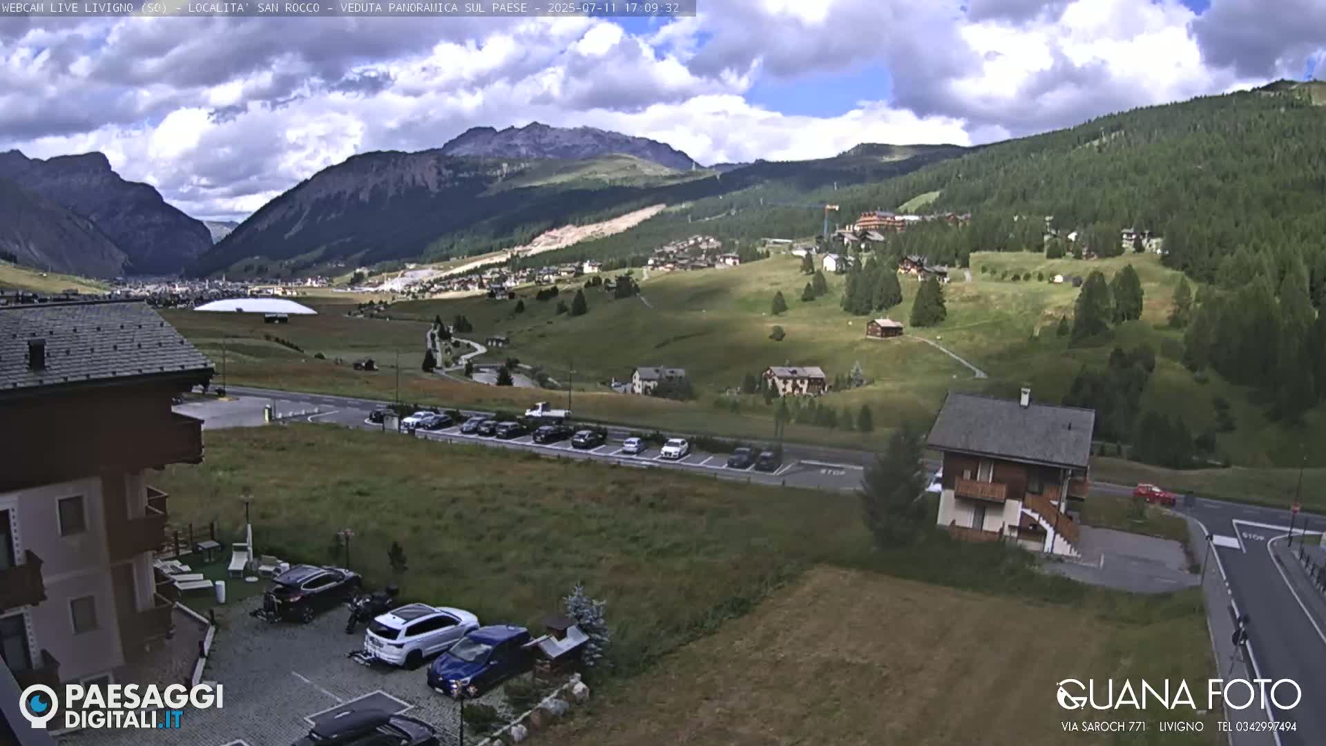 Livigno San Rocco Plateau Live Cam - Sondrio, Lombardy, Italy