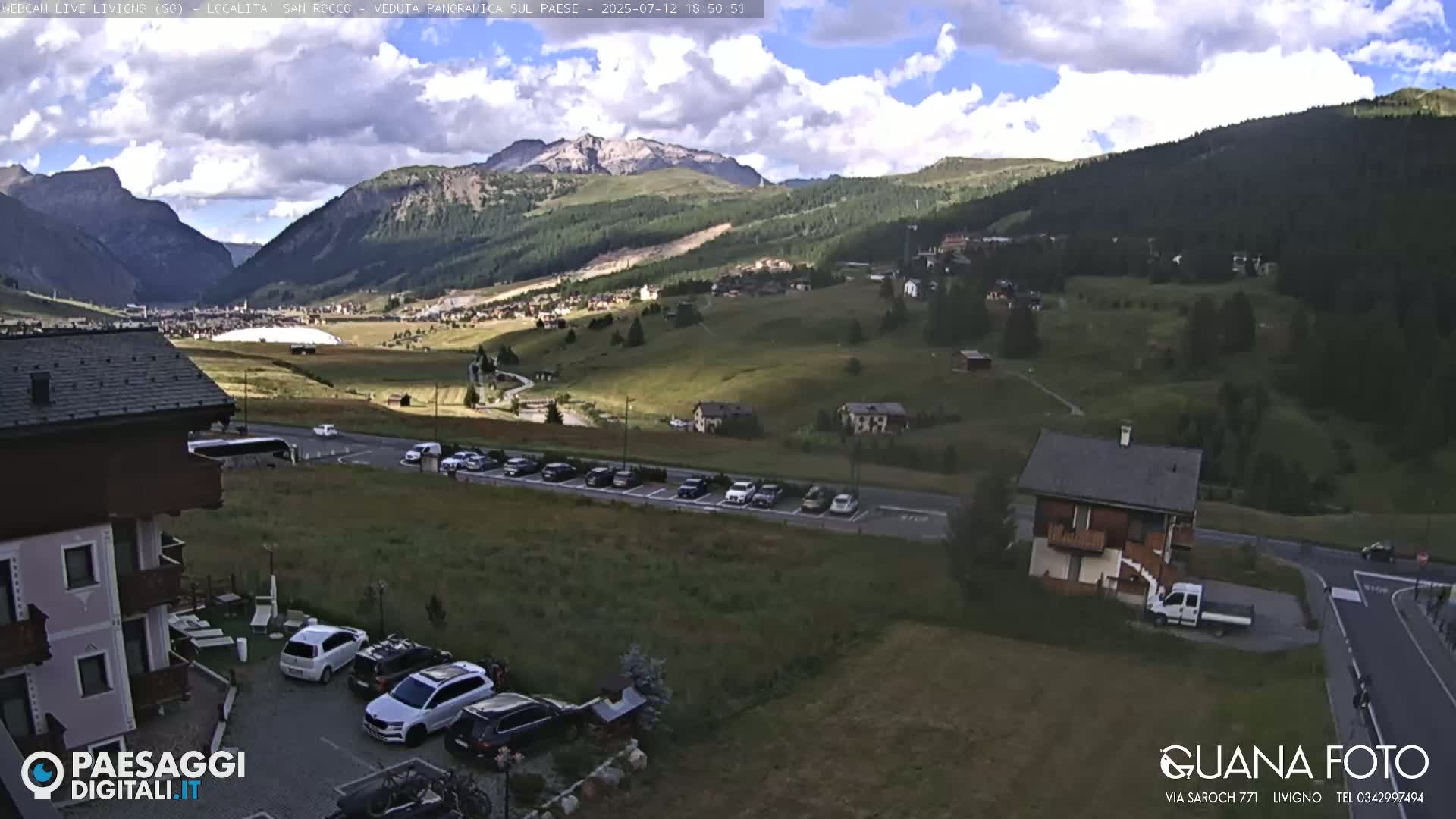 Livigno San Rocco Plateau Live Cam - Sondrio, Lombardy, Italy