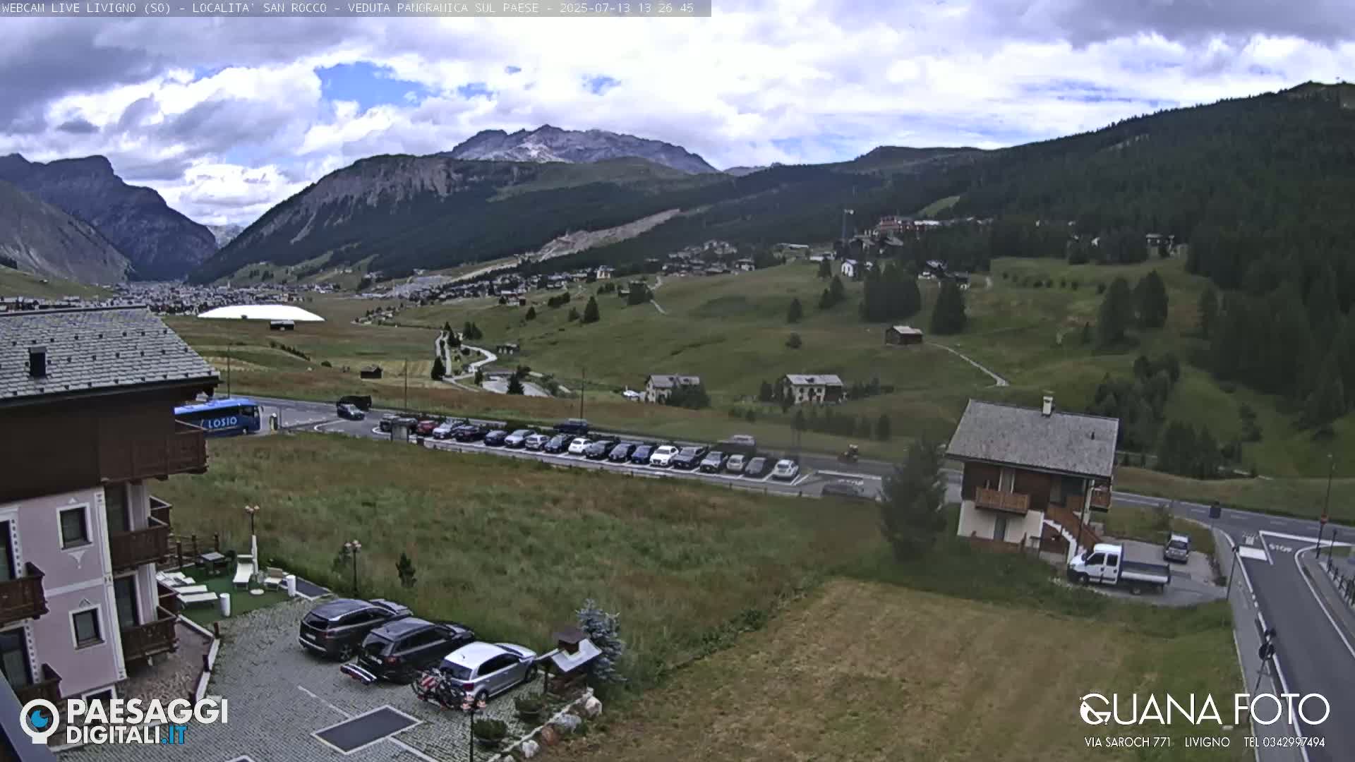 Livigno San Rocco Plateau Live Cam - Sondrio, Lombardy, Italy