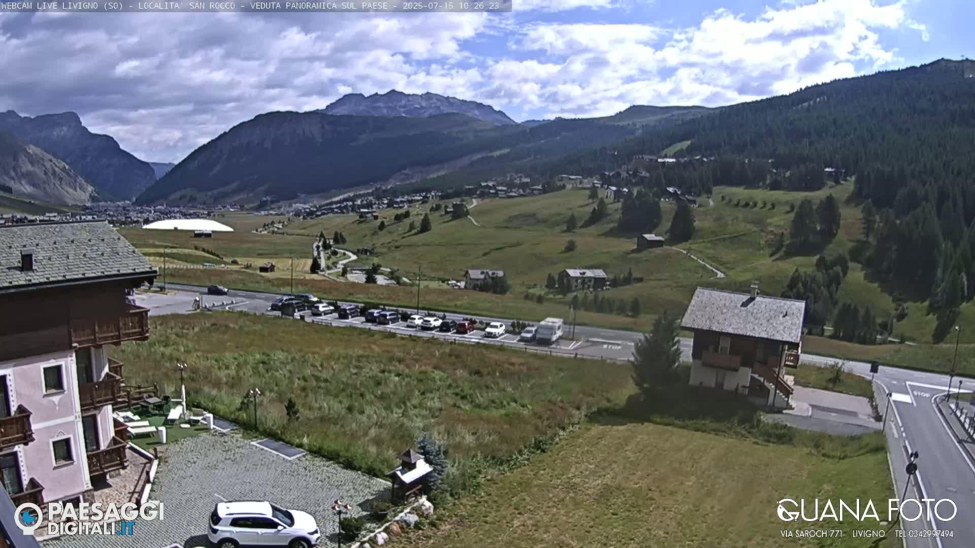 Livigno San Rocco Plateau Live Cam - Sondrio, Lombardy, Italy