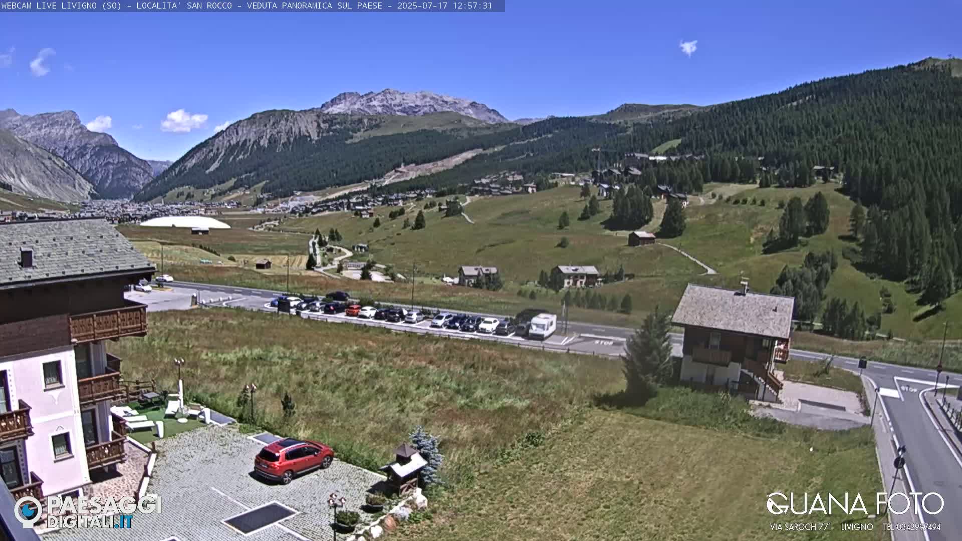 Livigno San Rocco Plateau Live Cam - Sondrio, Lombardy, Italy