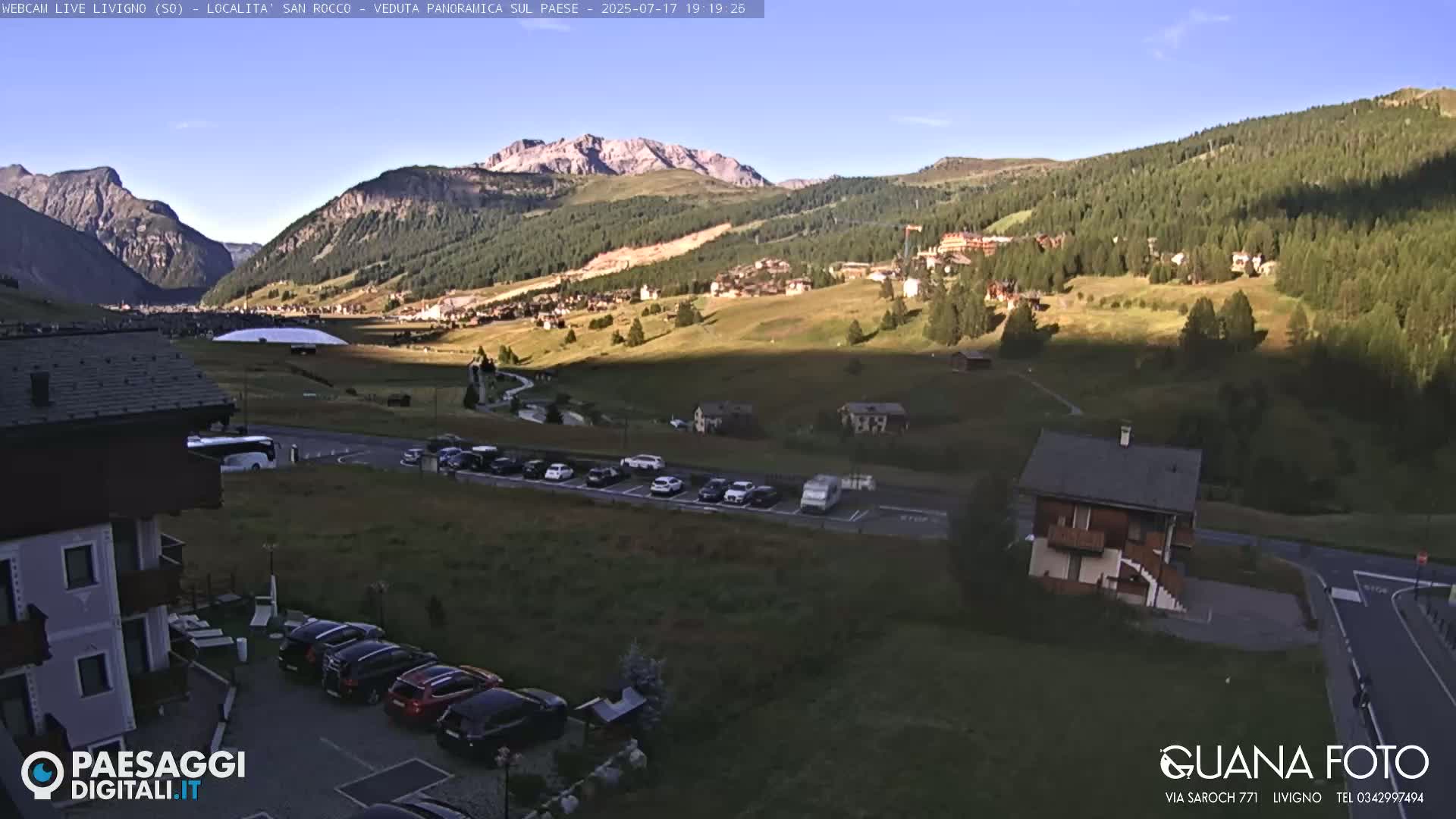 Livigno San Rocco Plateau Live Cam - Sondrio, Lombardy, Italy
