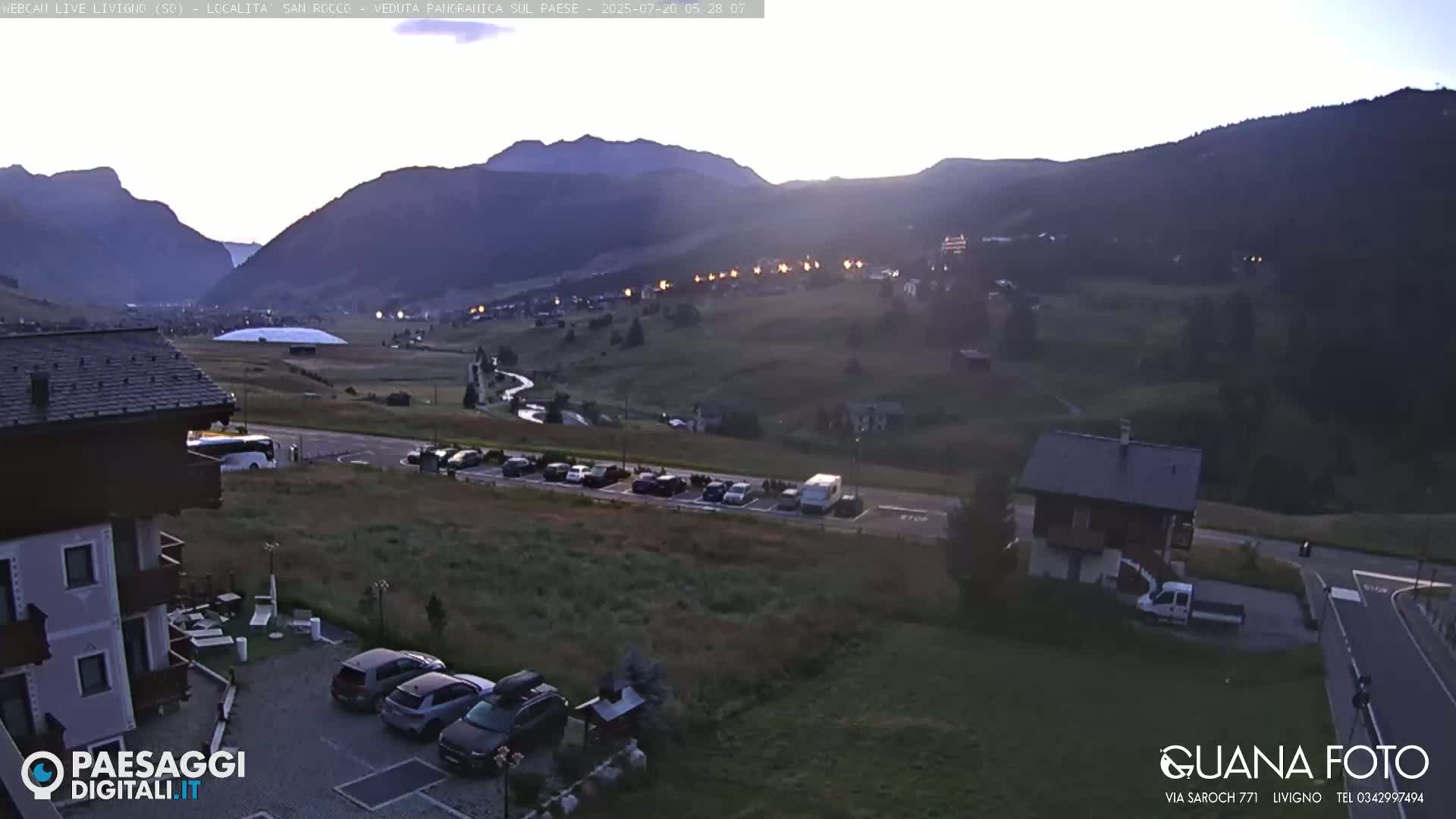 Livigno San Rocco Plateau Live Cam - Sondrio, Lombardy, Italy