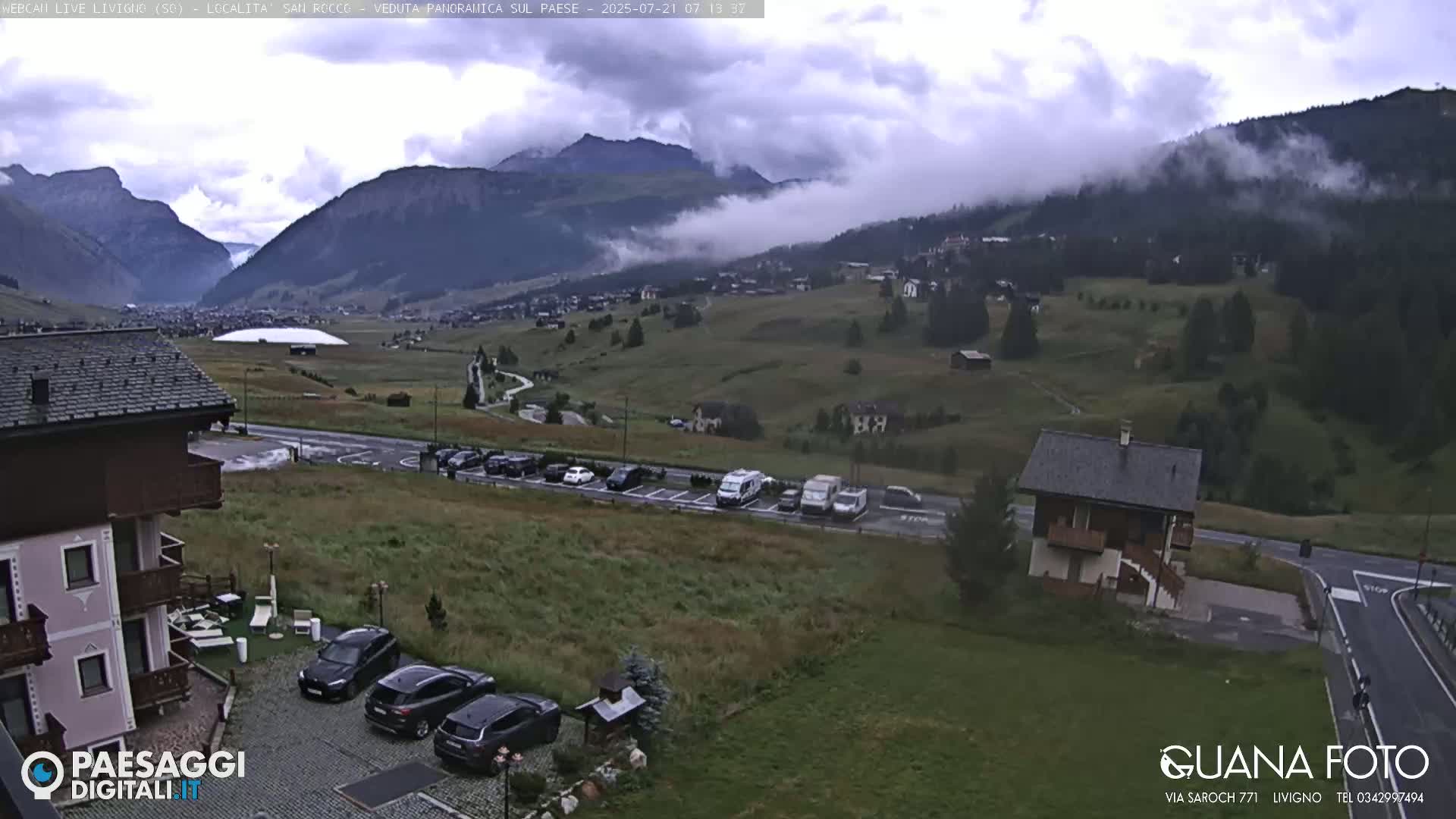 Livigno San Rocco Plateau Live Cam - Sondrio, Lombardy, Italy