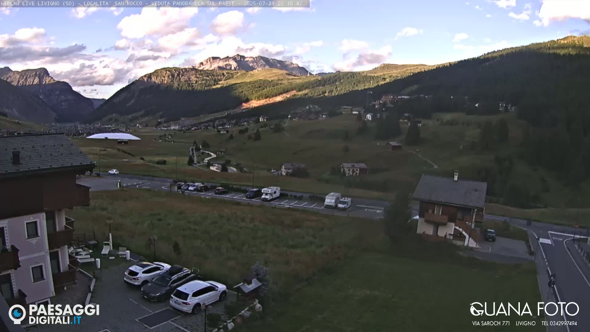 Livigno San Rocco Plateau Live Cam - Sondrio, Lombardy, Italy