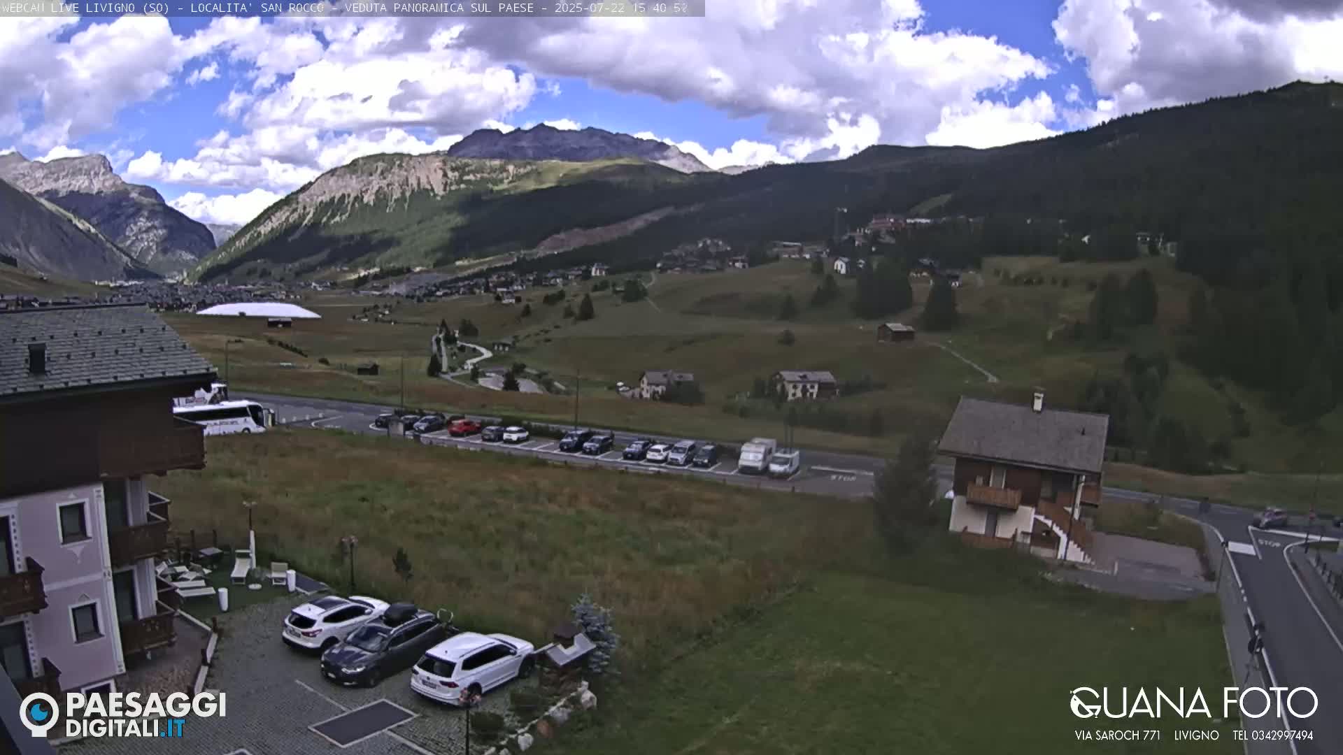 Livigno San Rocco Plateau Live Cam - Sondrio, Lombardy, Italy