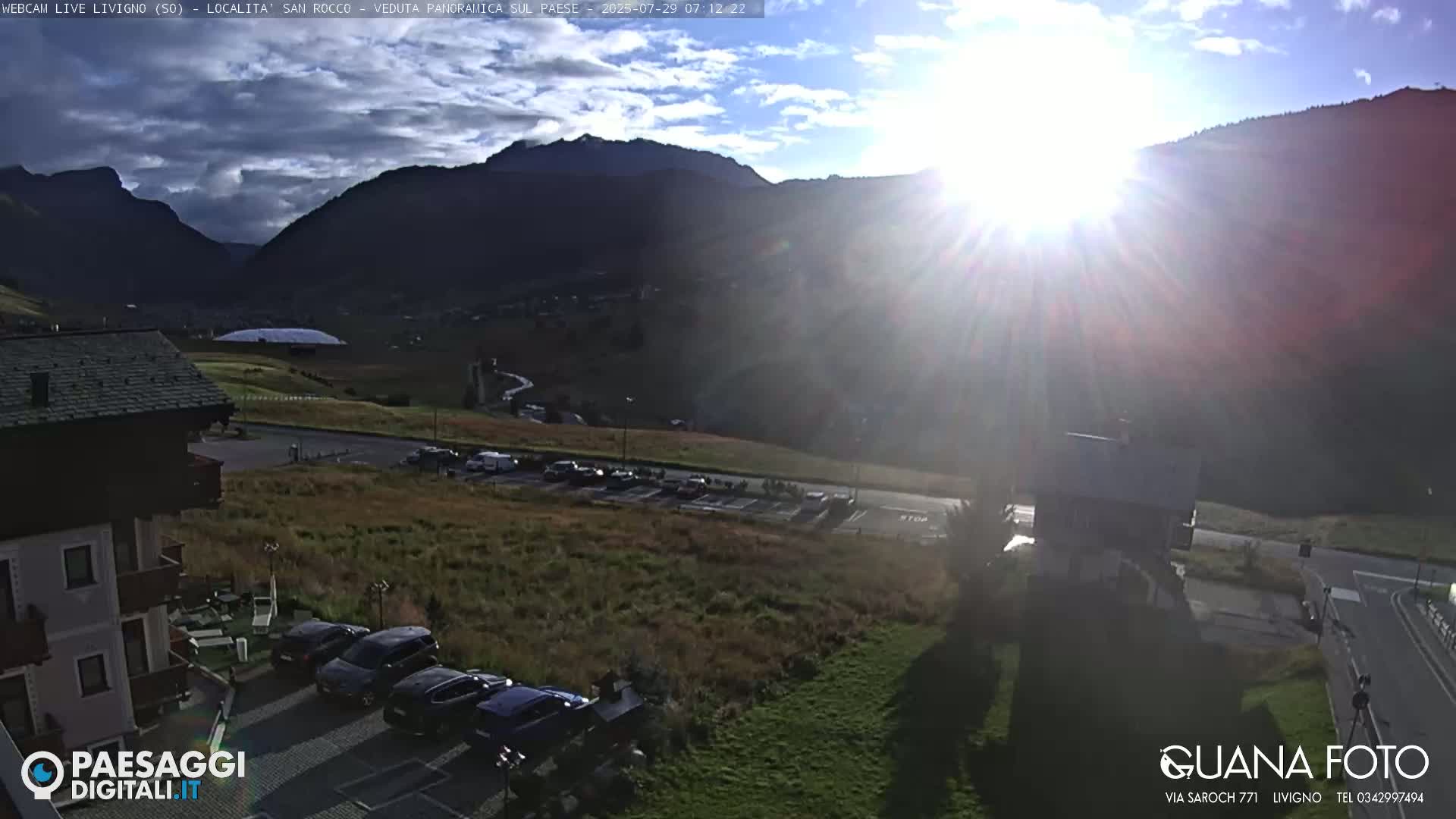 Livigno San Rocco Plateau Live Cam - Sondrio, Lombardy, Italy