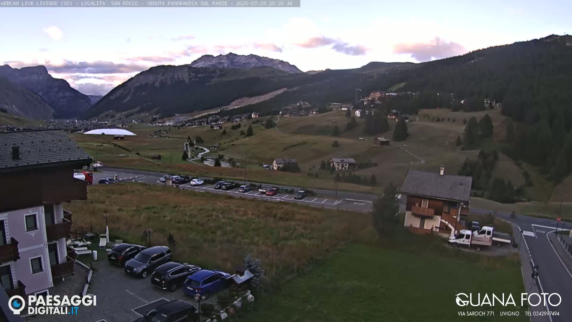 Livigno San Rocco Plateau Live Cam - Sondrio, Lombardy, Italy