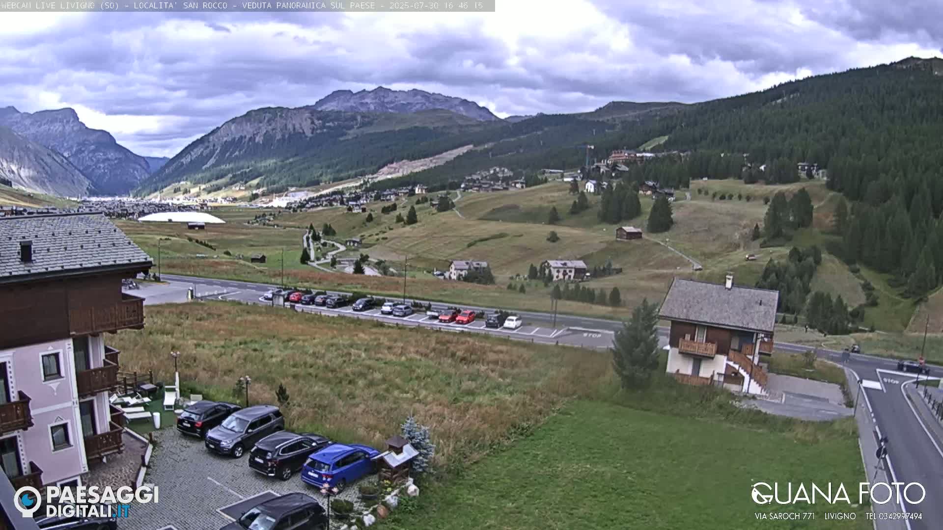 Livigno San Rocco Plateau Live Cam - Sondrio, Lombardy, Italy