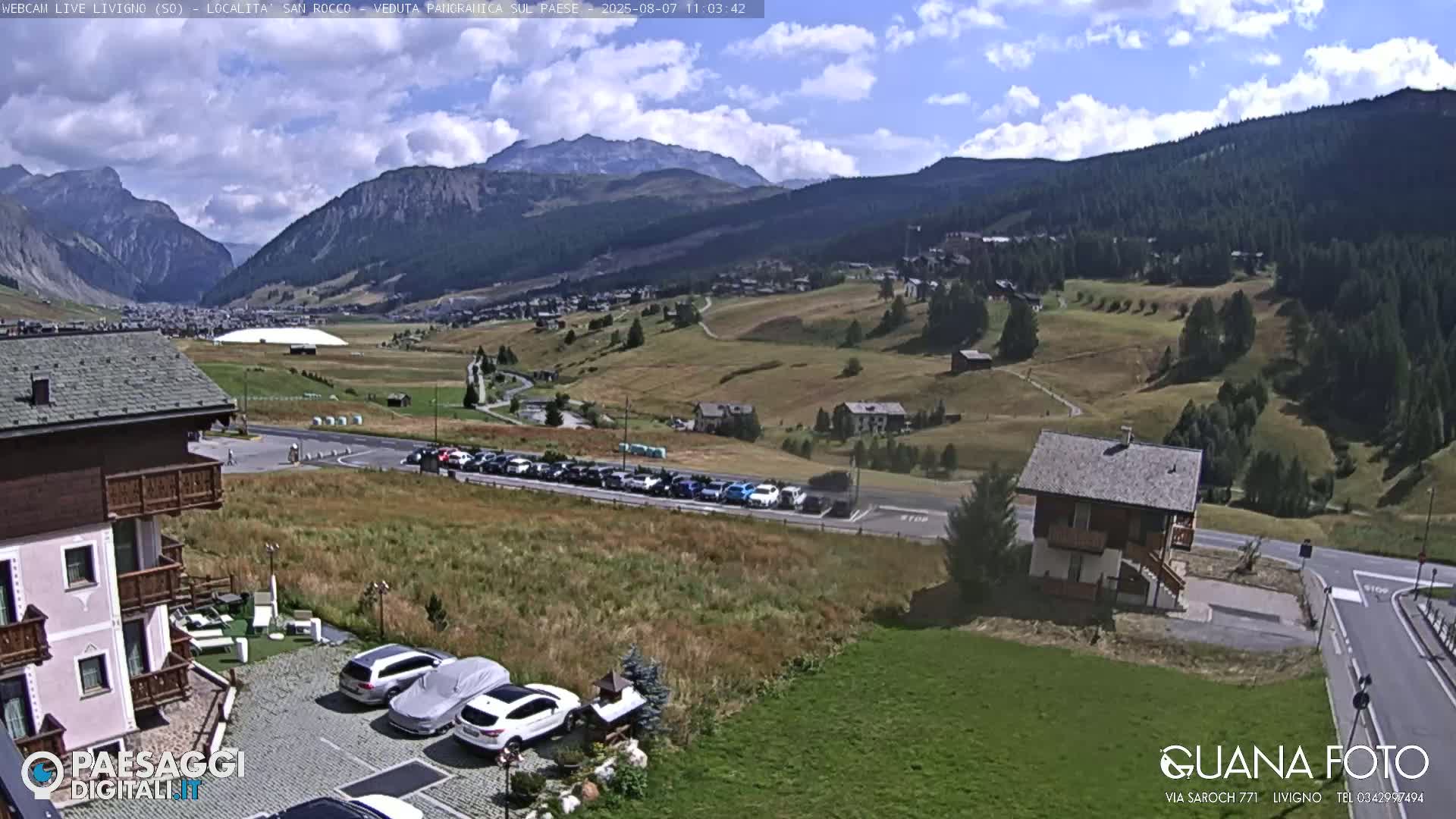 Livigno San Rocco Plateau Live Cam - Sondrio, Lombardy, Italy