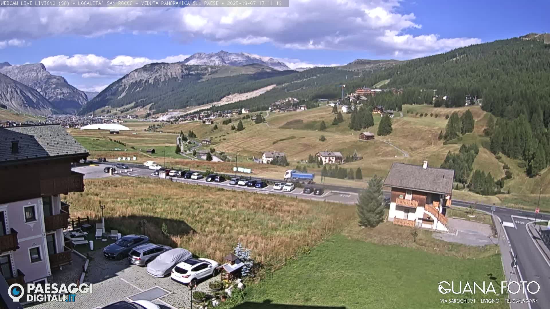 Livigno San Rocco Plateau Live Cam - Sondrio, Lombardy, Italy