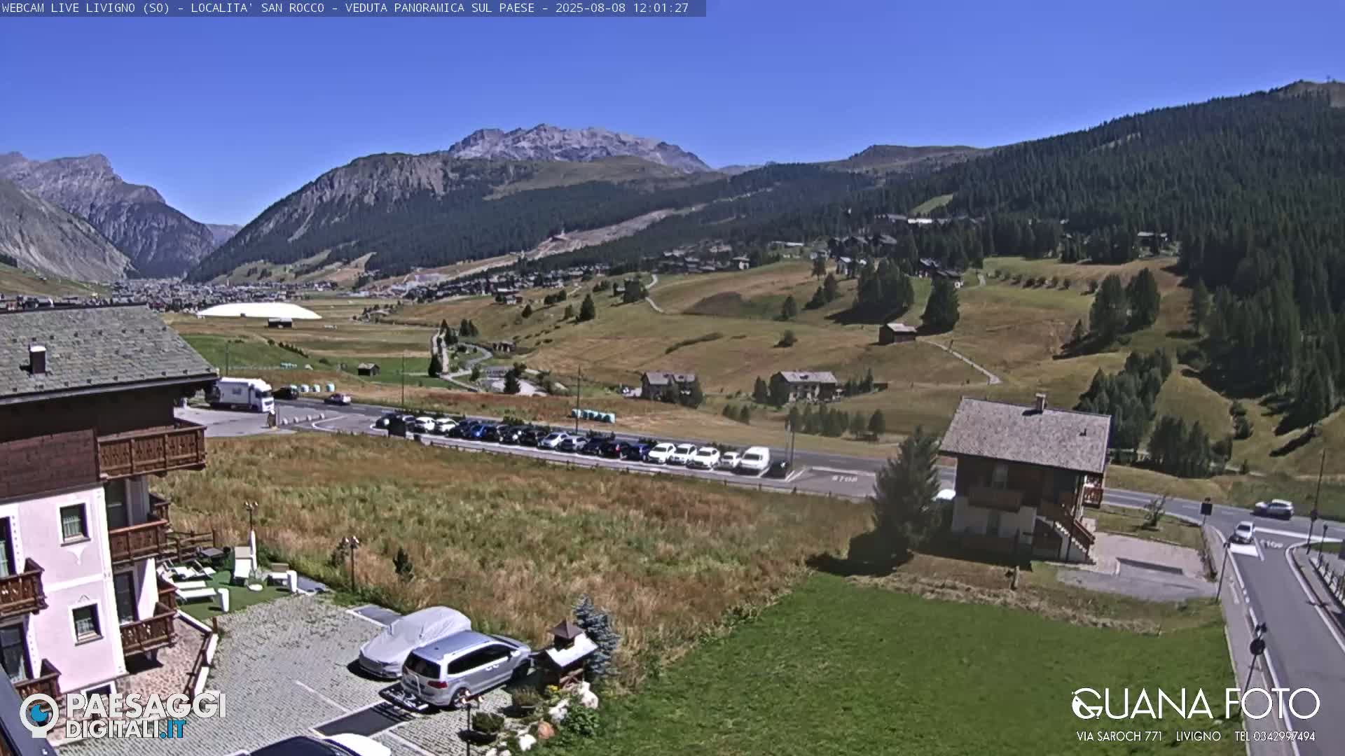 Livigno San Rocco Plateau Live Cam - Sondrio, Lombardy, Italy