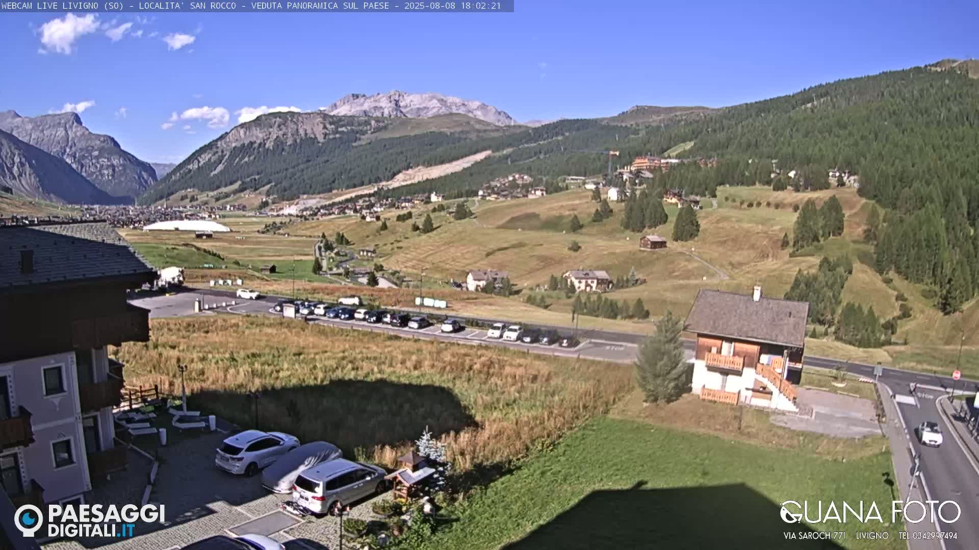 Livigno San Rocco Plateau Live Cam - Sondrio, Lombardy, Italy