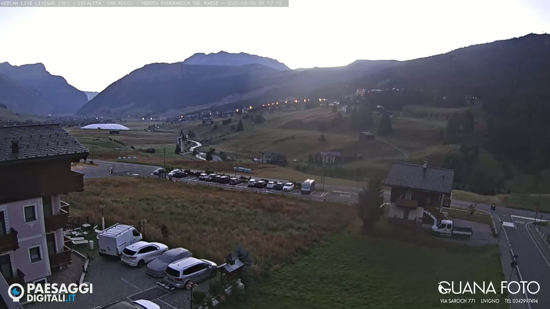 Livigno San Rocco Plateau Live Cam - Sondrio, Lombardy, Italy