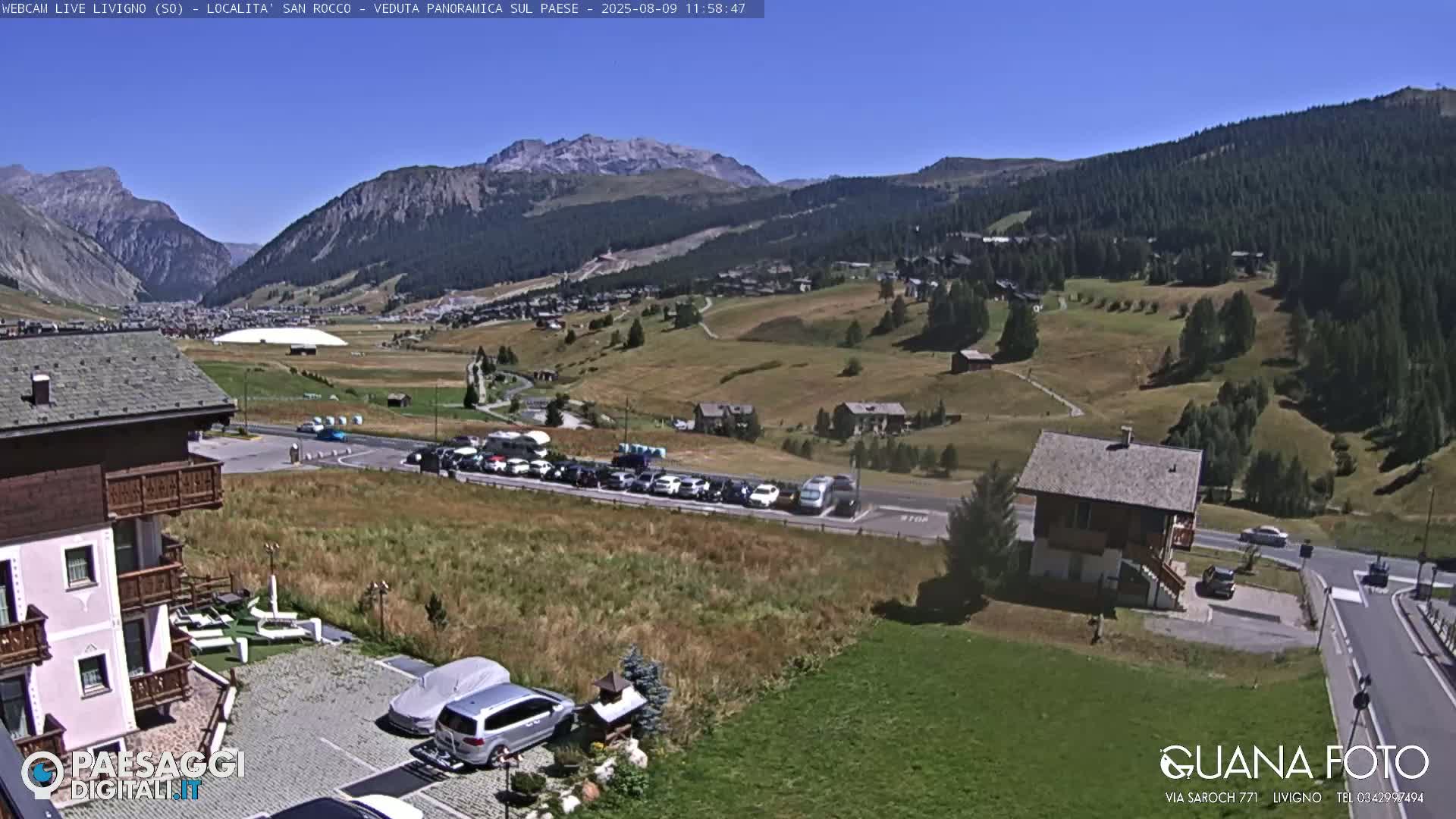 Livigno San Rocco Plateau Live Cam - Sondrio, Lombardy, Italy