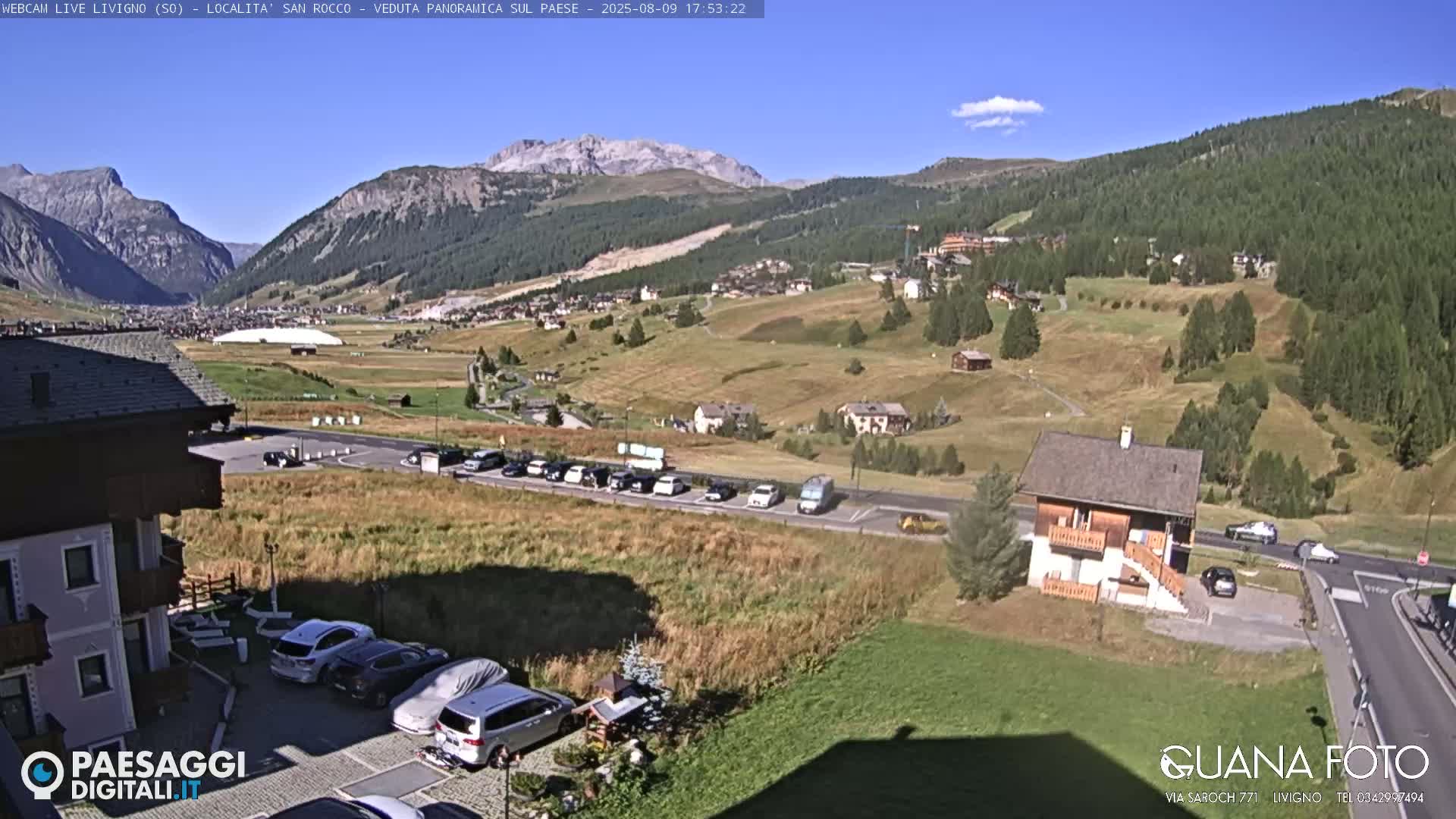 Livigno San Rocco Plateau Live Cam - Sondrio, Lombardy, Italy