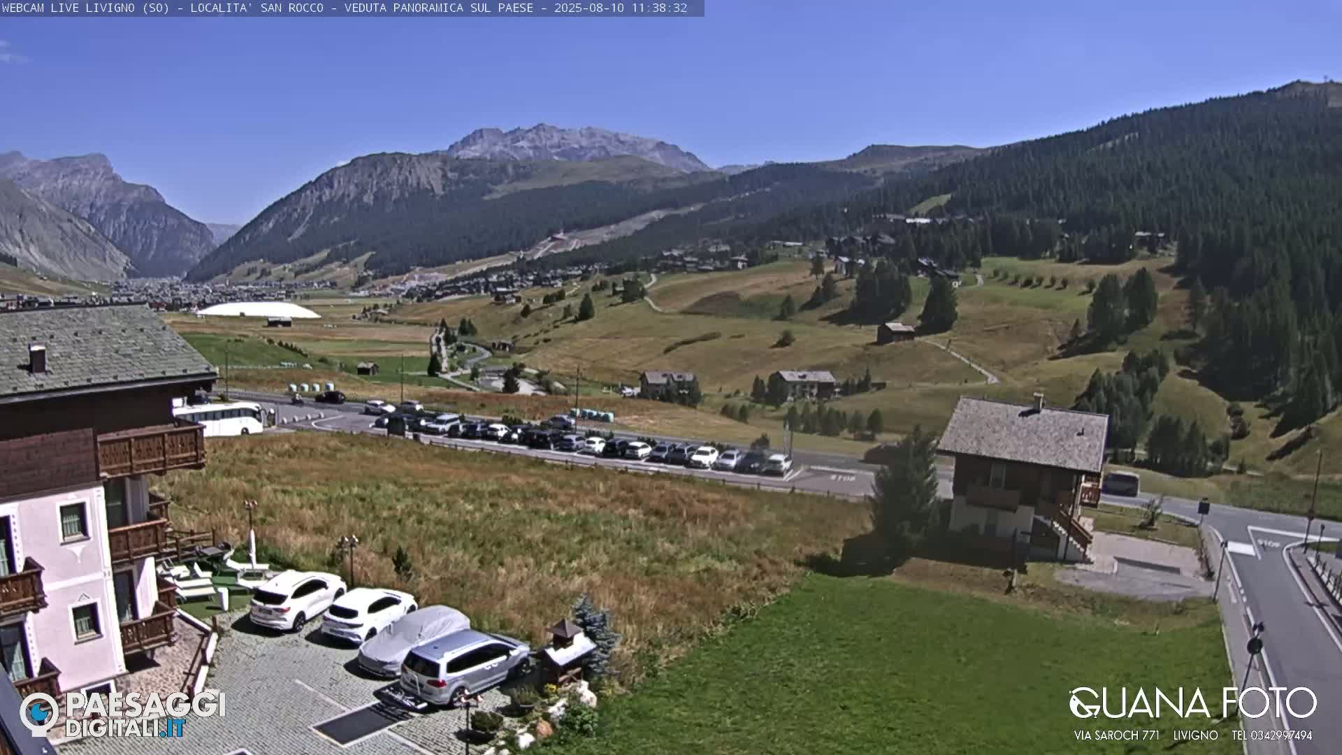 Livigno San Rocco Plateau Live Cam - Sondrio, Lombardy, Italy