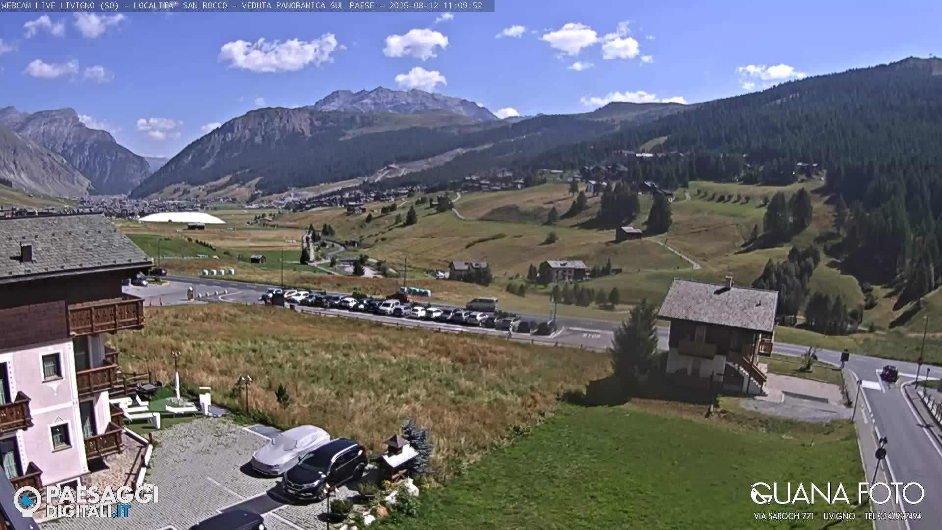 Livigno San Rocco Plateau Live Cam - Sondrio, Lombardy, Italy