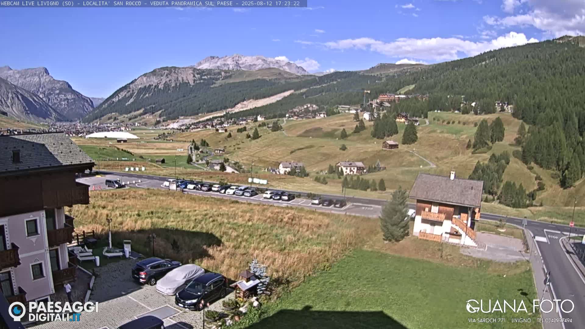 Livigno San Rocco Plateau Live Cam - Sondrio, Lombardy, Italy