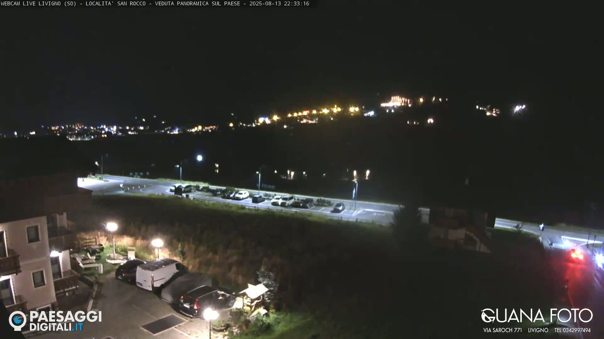 Livigno San Rocco Plateau Live Cam - Sondrio, Lombardy, Italy