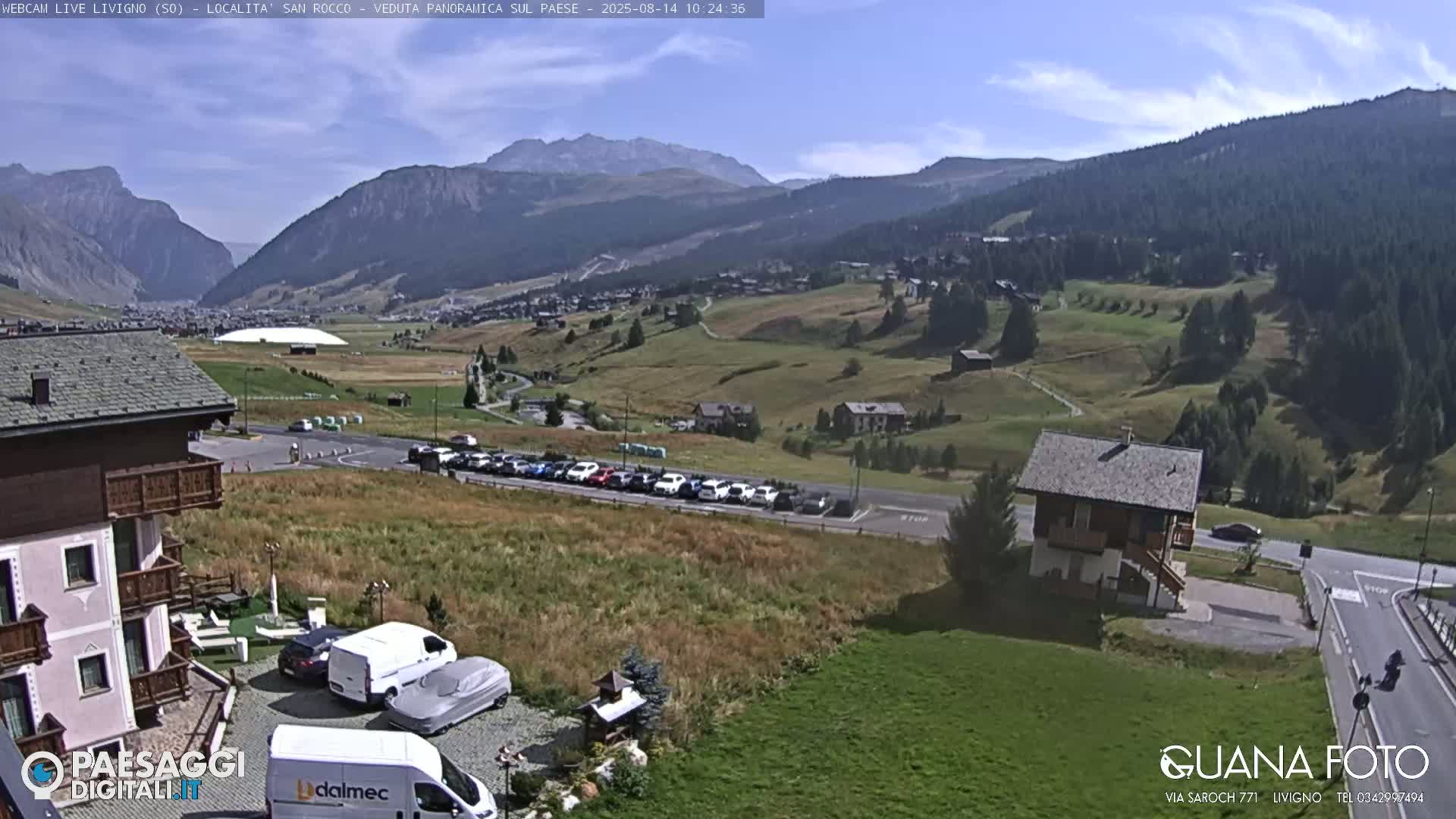 Livigno San Rocco Plateau Live Cam - Sondrio, Lombardy, Italy