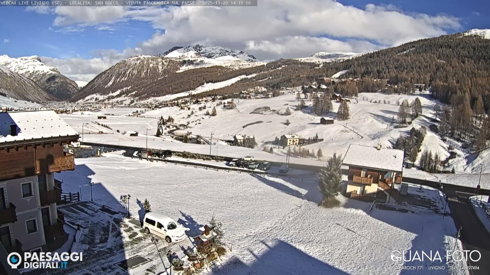 Livigno San Rocco Plateau Live Cam - Sondrio, Lombardy, Italy