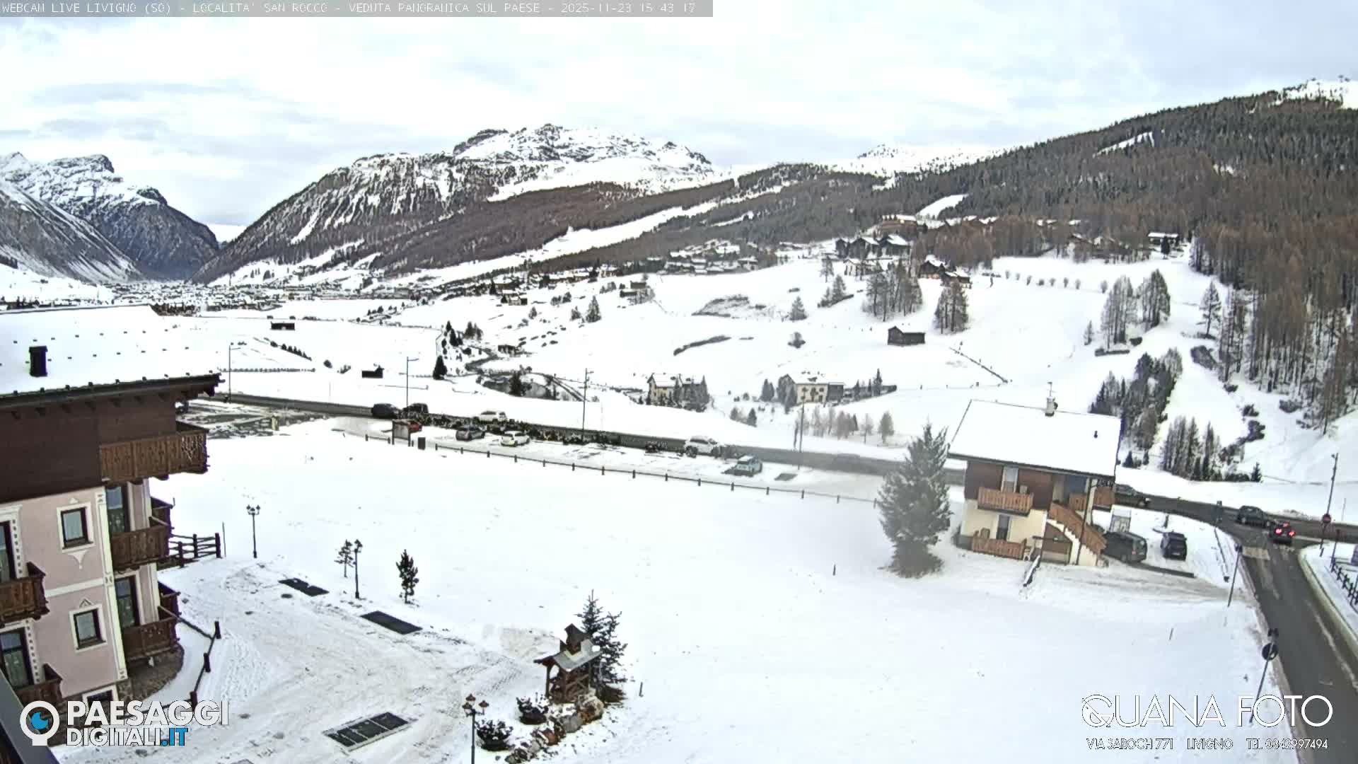 Livigno San Rocco Plateau Live Cam - Sondrio, Lombardy, Italy
