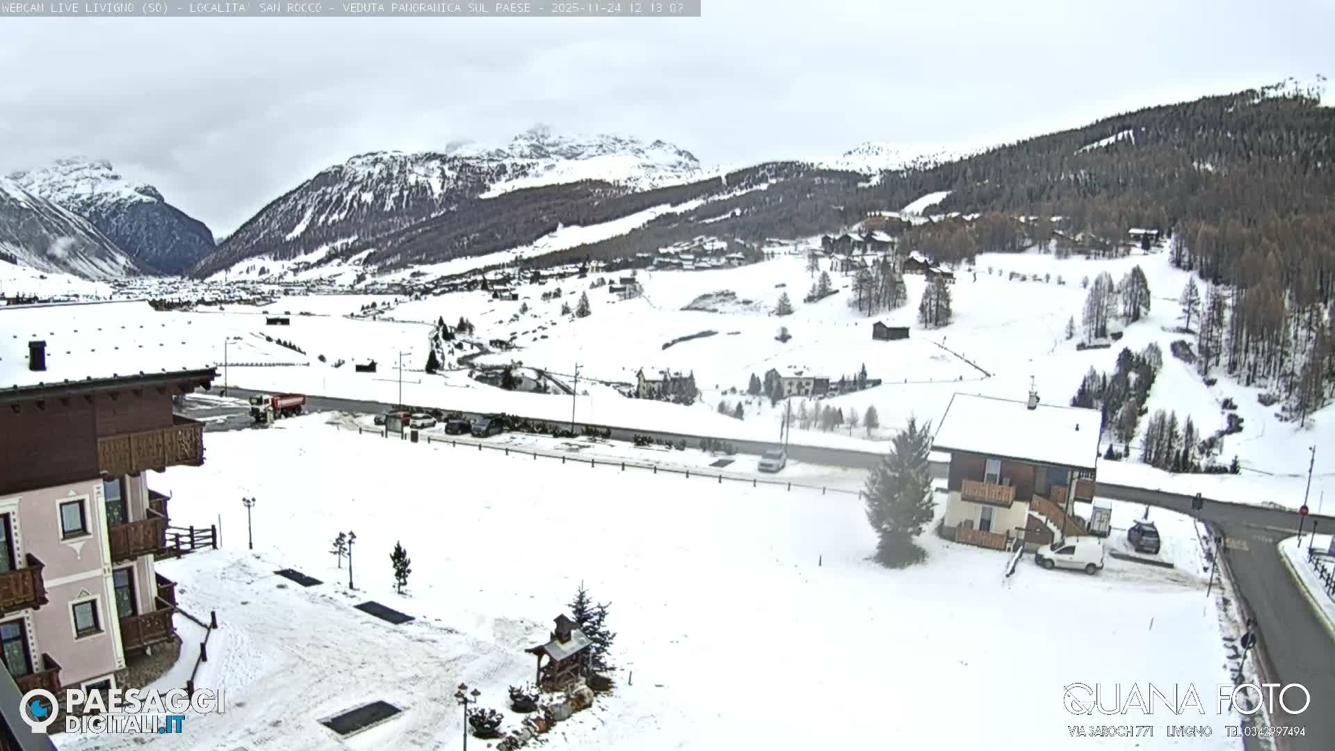 Livigno San Rocco Plateau Live Cam - Sondrio, Lombardy, Italy