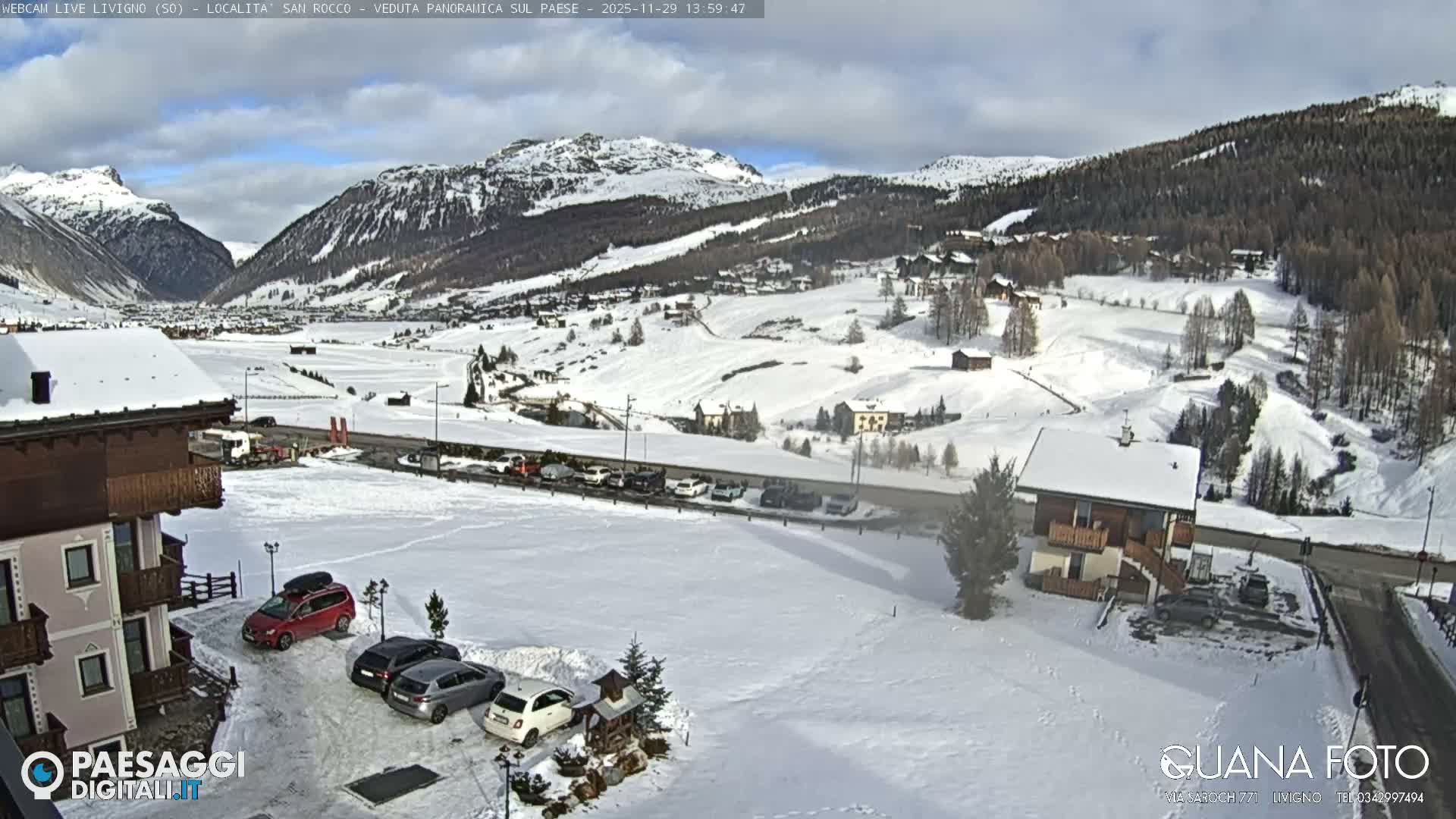 Livigno San Rocco Plateau Live Cam - Sondrio, Lombardy, Italy