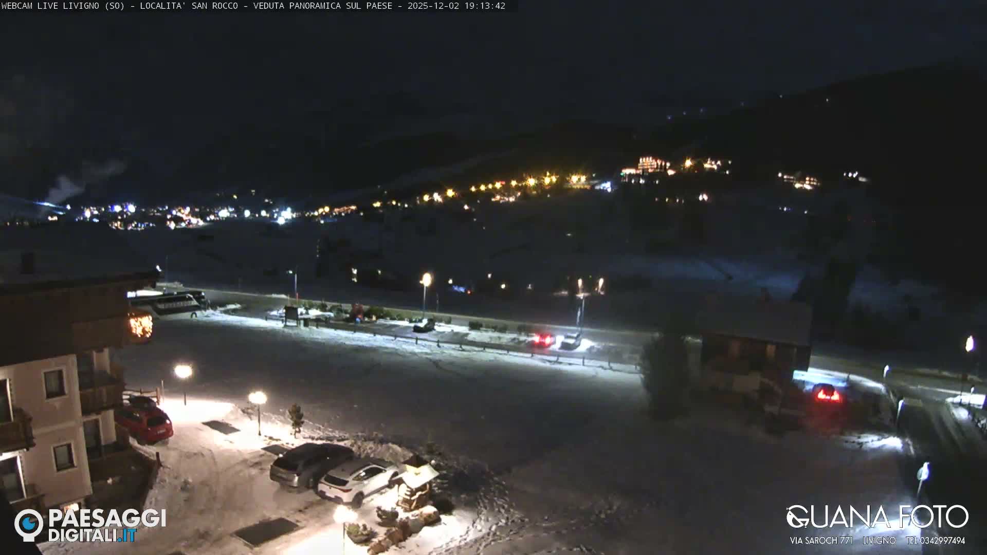 Livigno San Rocco Plateau Live Cam - Sondrio, Lombardy, Italy