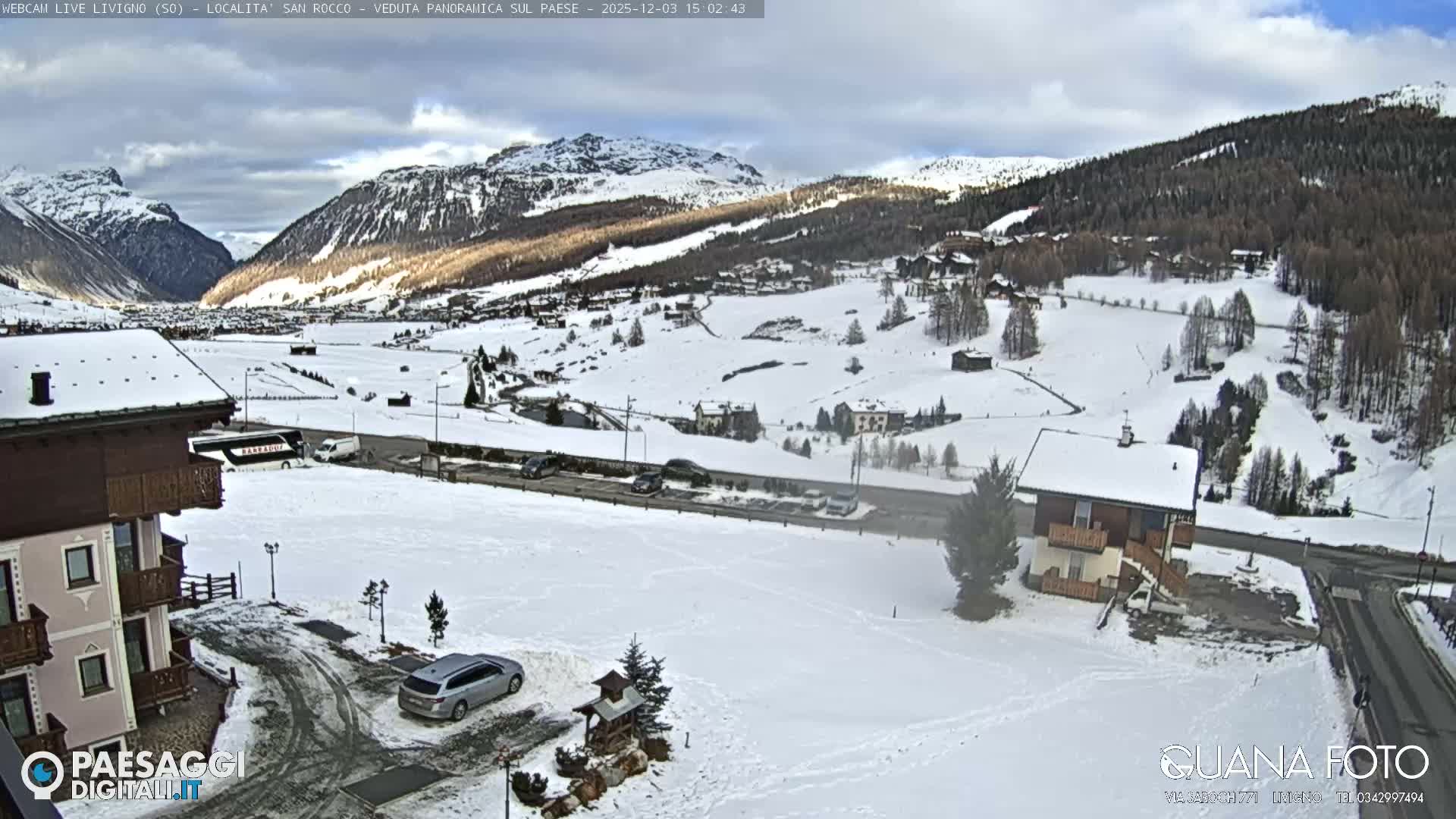 Livigno San Rocco Plateau Live Cam - Sondrio, Lombardy, Italy