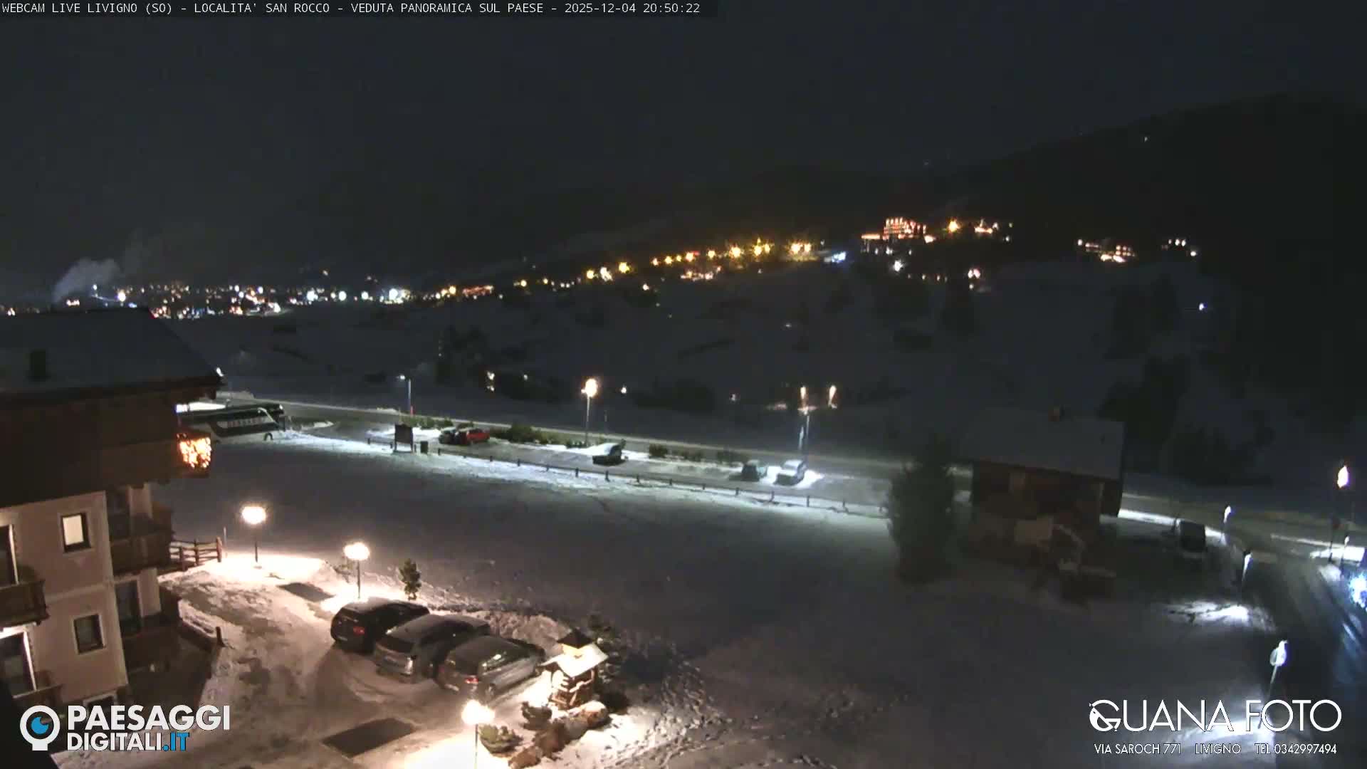Livigno San Rocco Plateau Live Cam - Sondrio, Lombardy, Italy