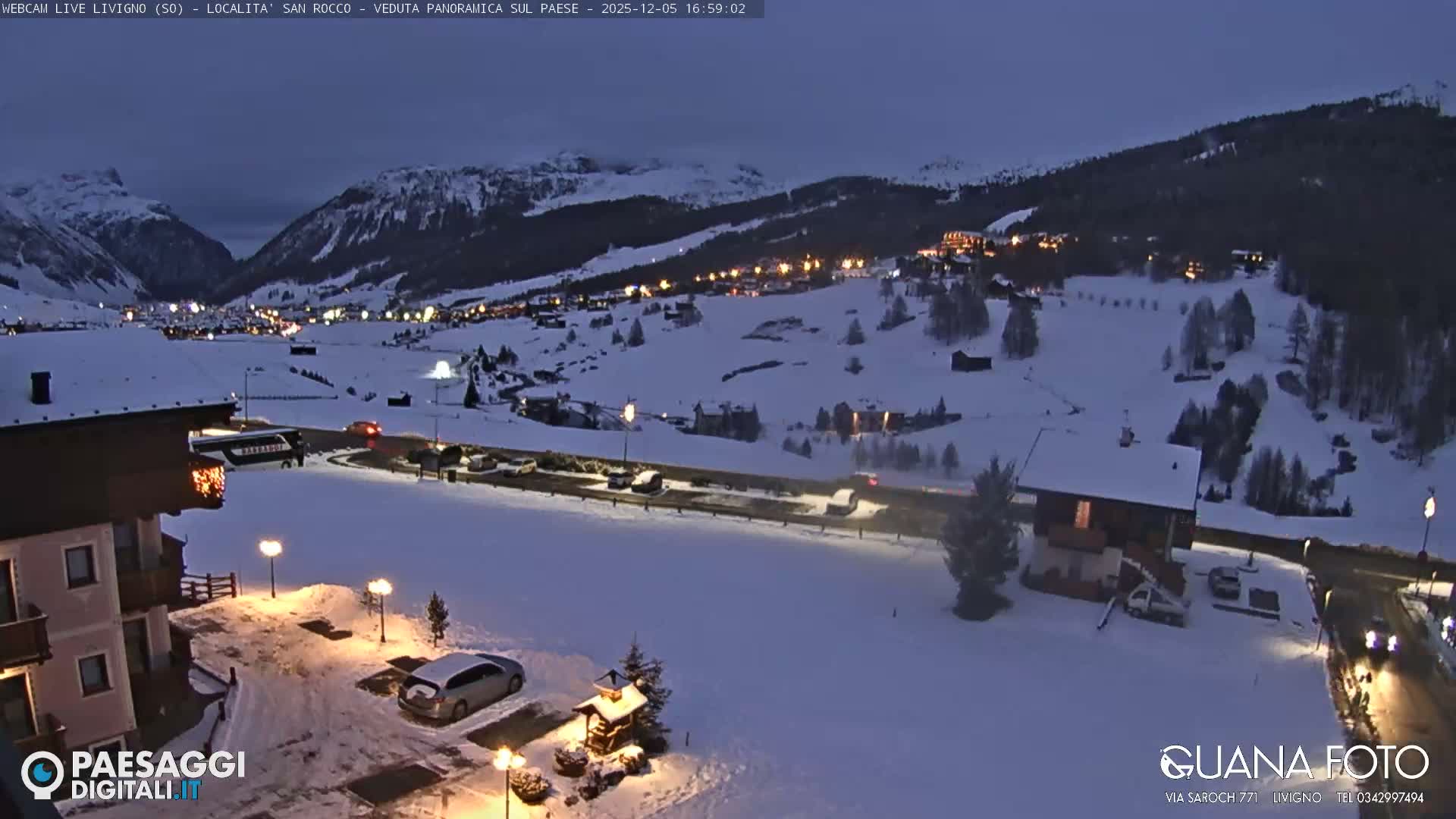 Livigno San Rocco Plateau Live Cam - Sondrio, Lombardy, Italy