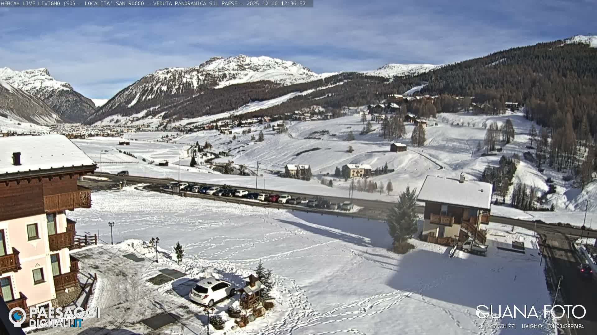 Livigno San Rocco Plateau Live Cam - Sondrio, Lombardy, Italy