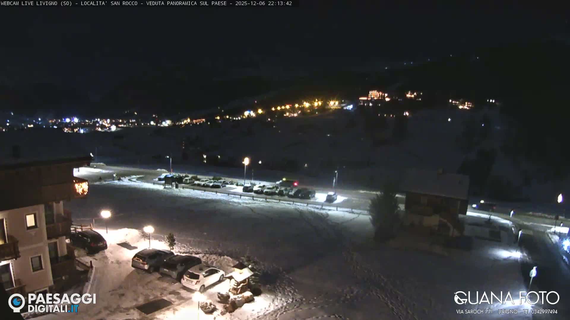Livigno San Rocco Plateau Live Cam - Sondrio, Lombardy, Italy
