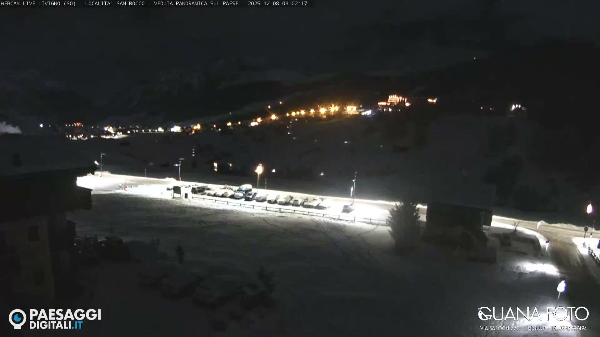Livigno San Rocco Plateau Live Cam - Sondrio, Lombardy, Italy