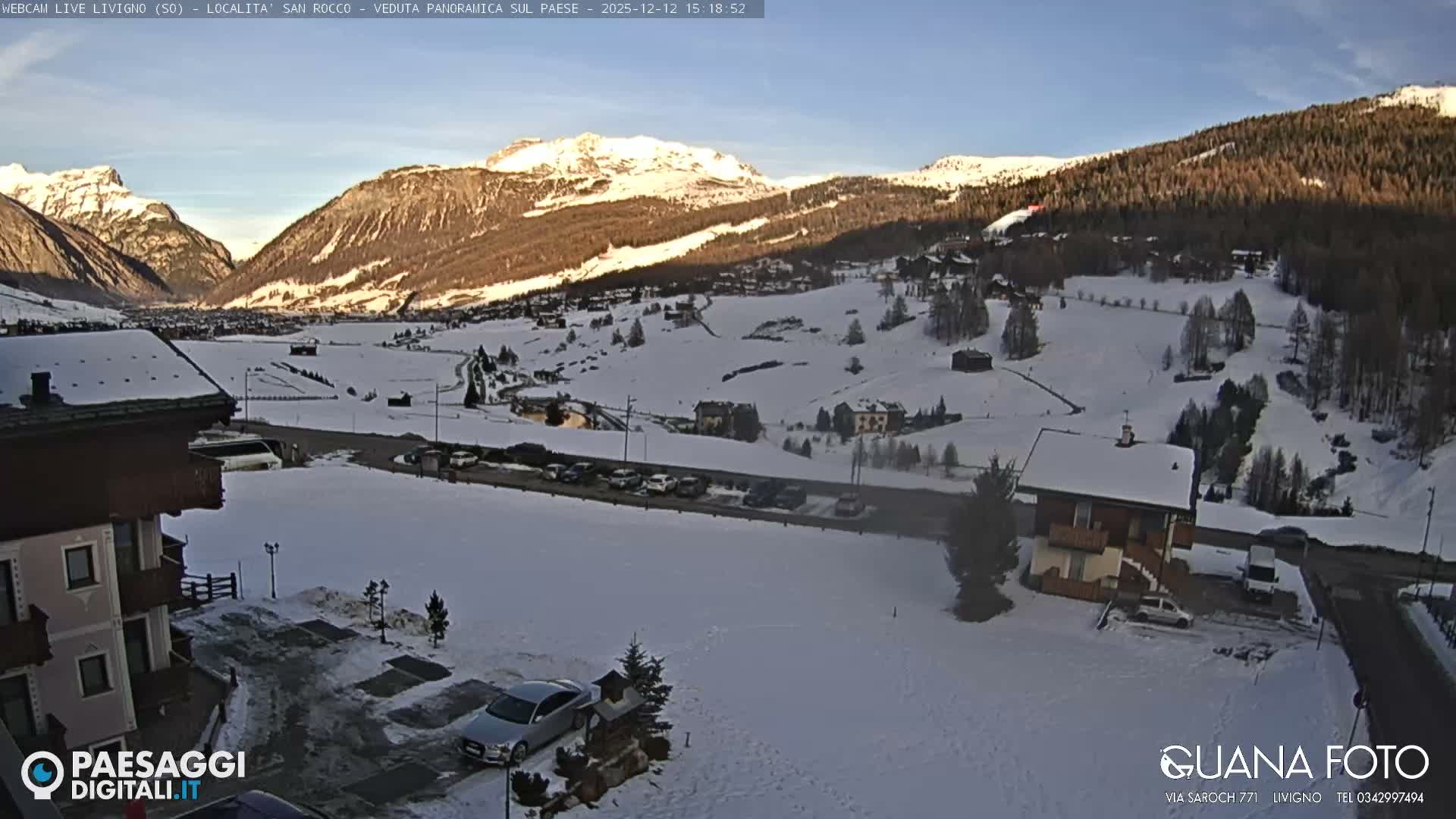 Livigno San Rocco Plateau Live Cam - Sondrio, Lombardy, Italy