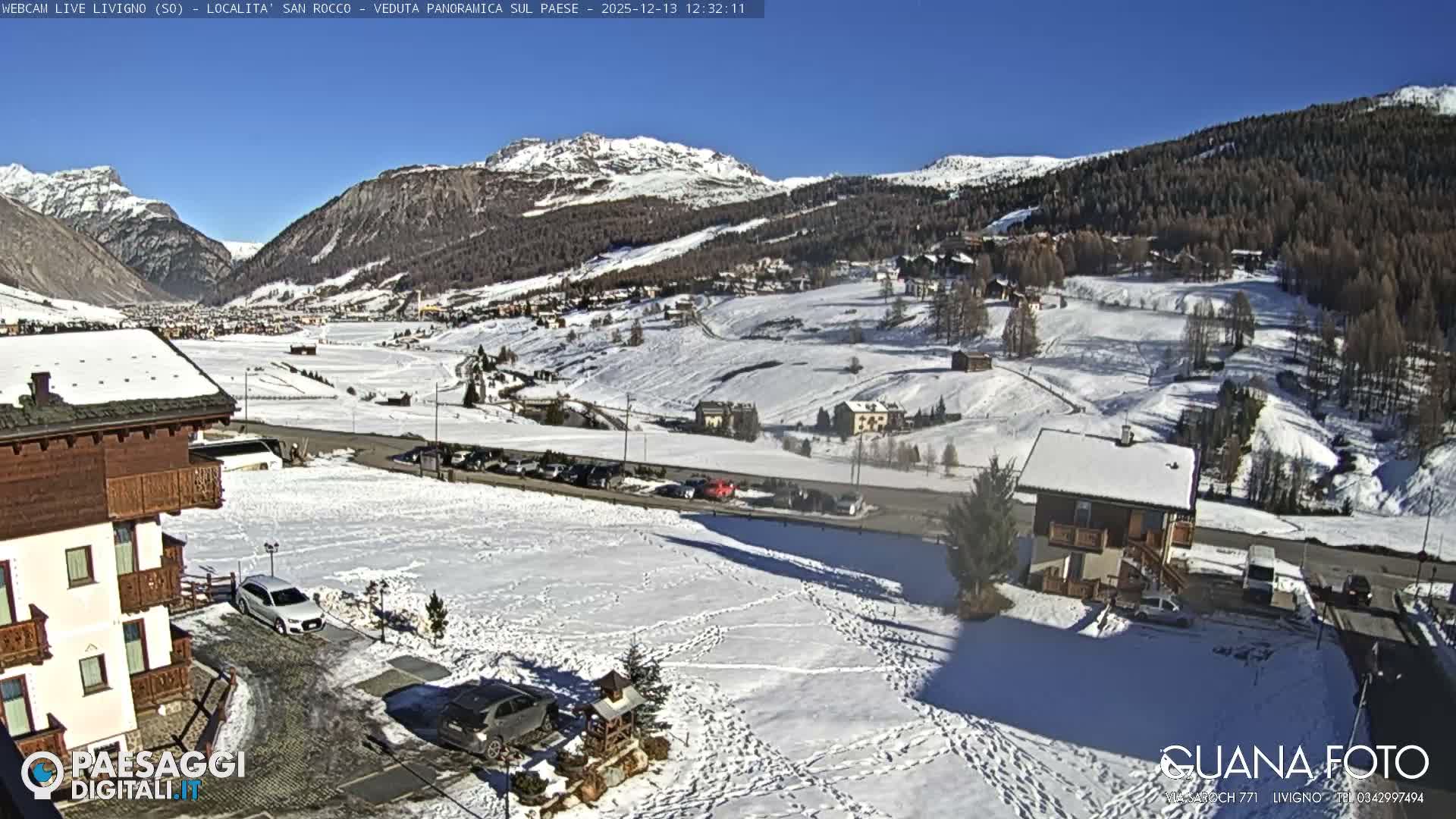 Livigno San Rocco Plateau Live Cam - Sondrio, Lombardy, Italy