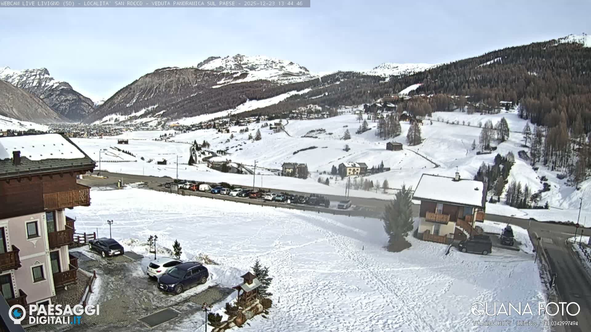 Livigno San Rocco Plateau Live Cam - Sondrio, Lombardy, Italy