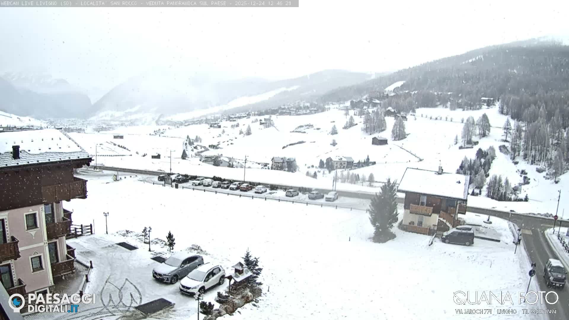 Livigno San Rocco Plateau Live Cam - Sondrio, Lombardy, Italy