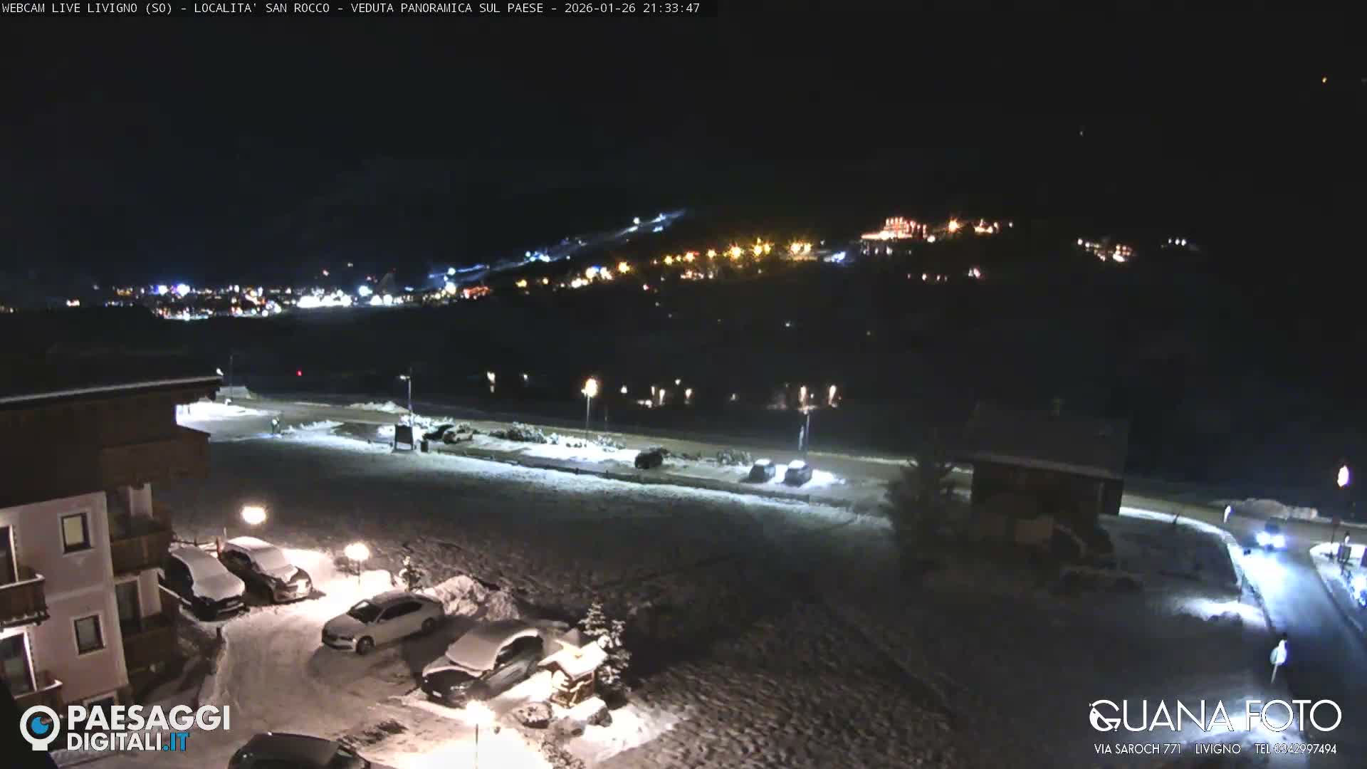 Livigno San Rocco Plateau Live Cam - Sondrio, Lombardy, Italy