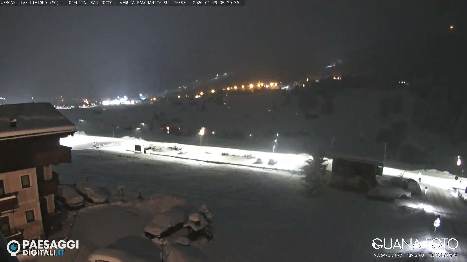 Livigno San Rocco Plateau Live Cam - Sondrio, Lombardy, Italy
