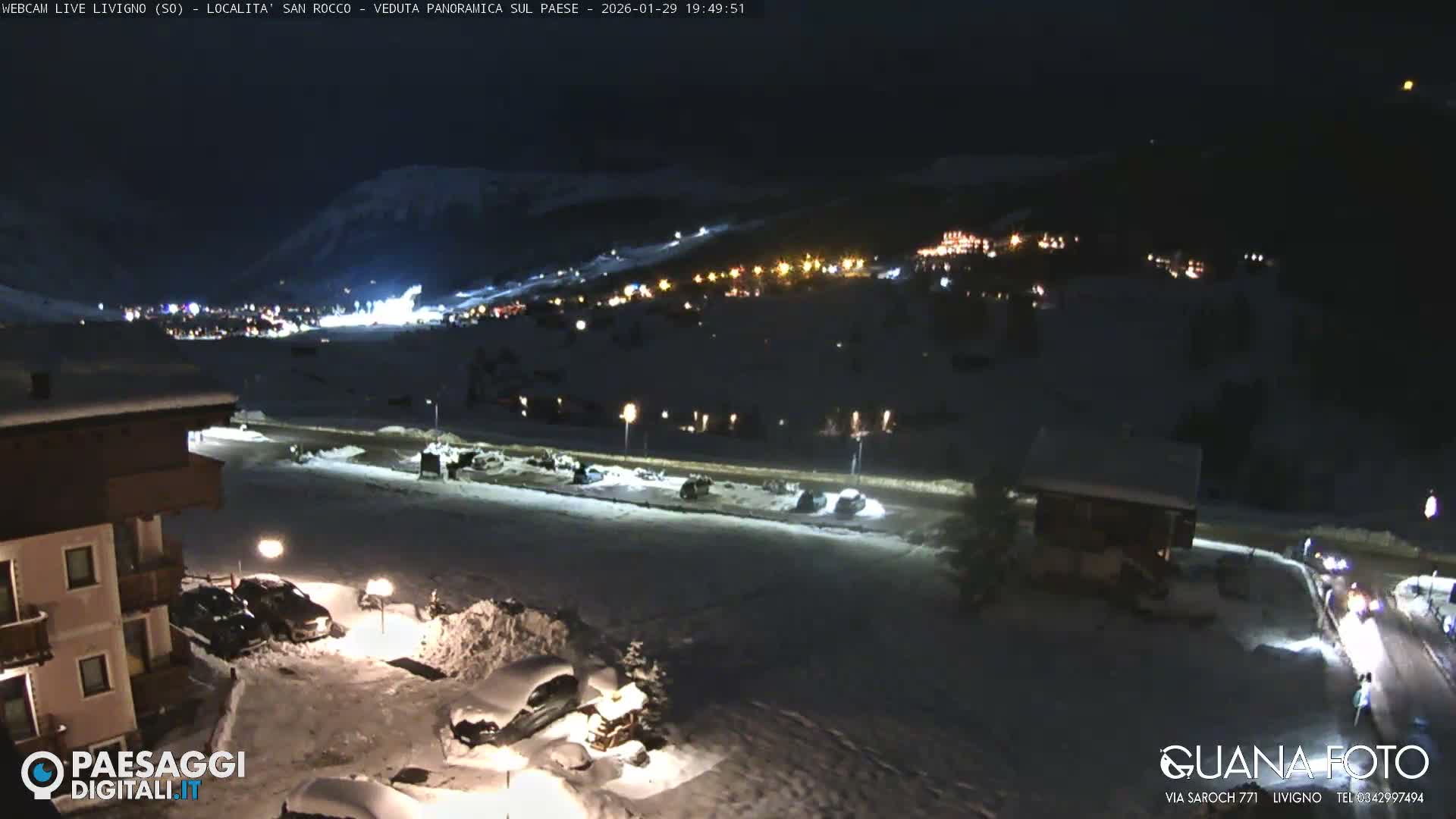 Livigno San Rocco Plateau Live Cam - Sondrio, Lombardy, Italy