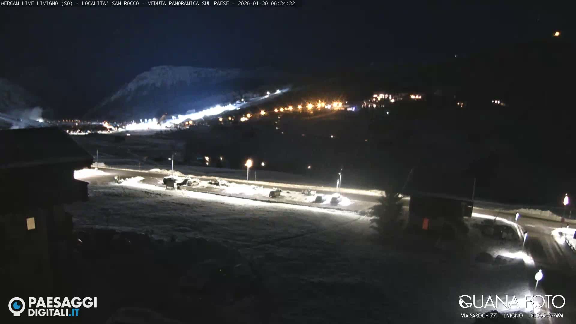 Livigno San Rocco Plateau Live Cam - Sondrio, Lombardy, Italy
