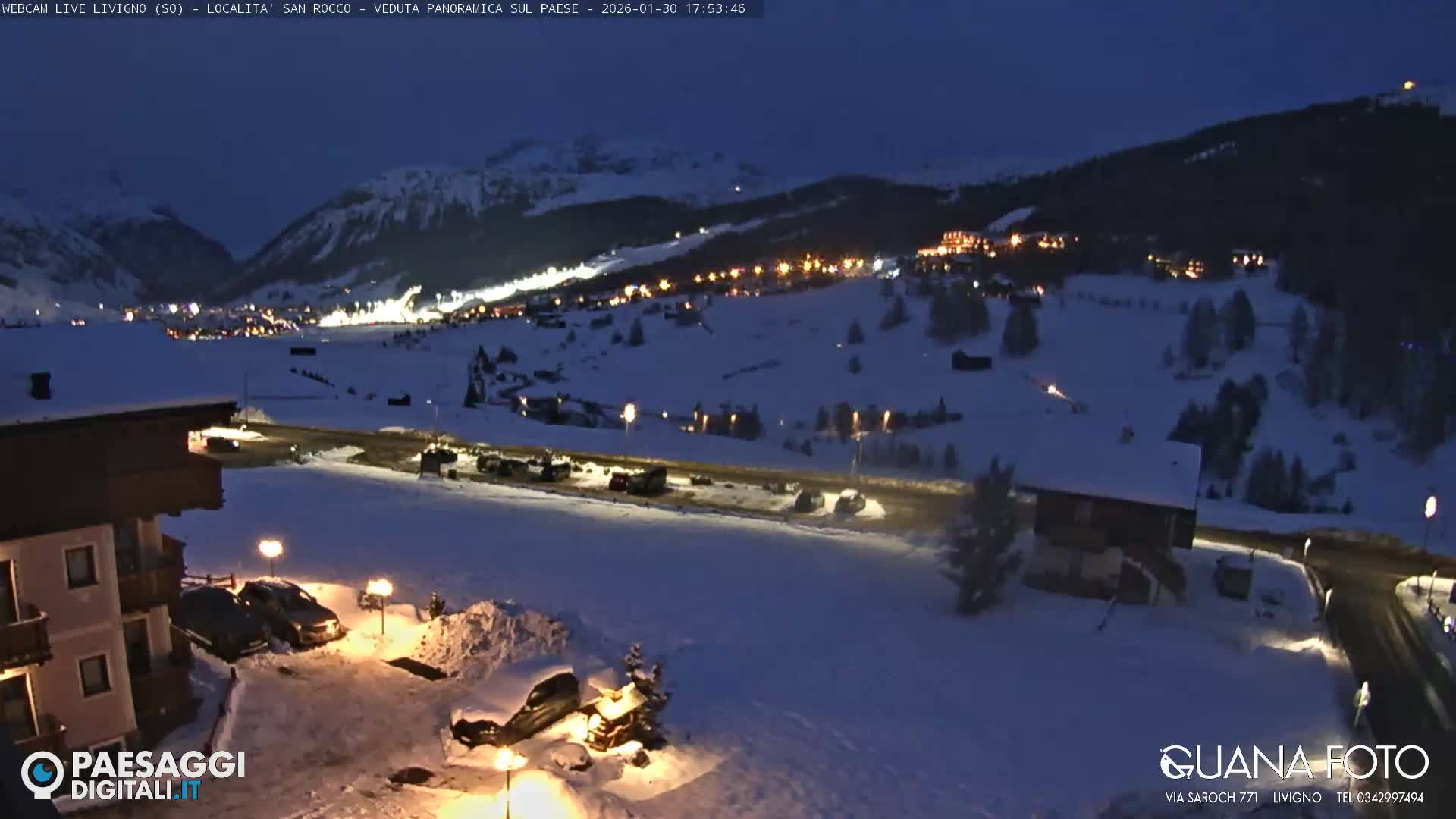 Livigno San Rocco Plateau Live Cam - Sondrio, Lombardy, Italy