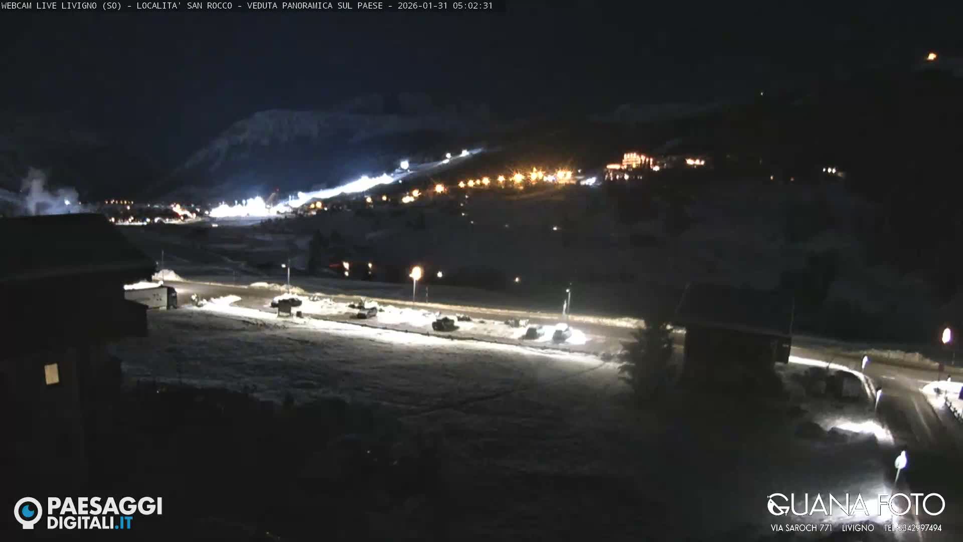 Livigno San Rocco Plateau Live Cam - Sondrio, Lombardy, Italy