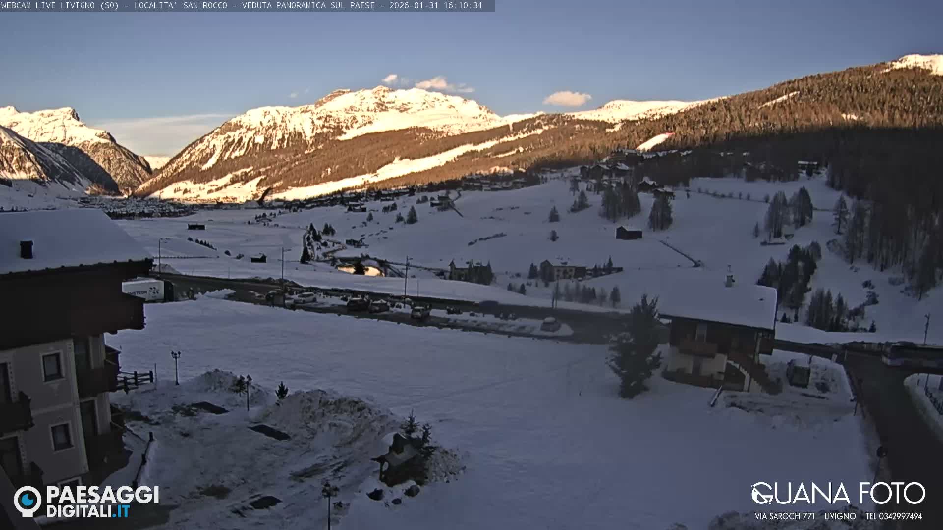 Livigno San Rocco Plateau Live Cam - Sondrio, Lombardy, Italy
